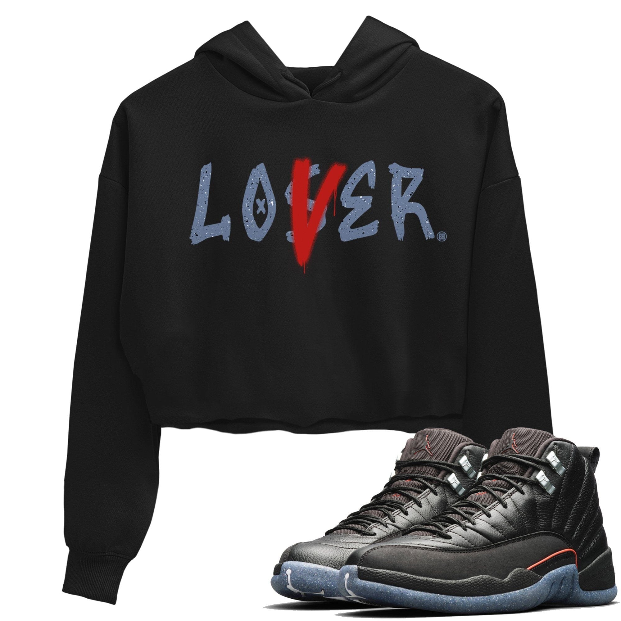 Jordan 12 Grind Sneaker Matching T-Shirt Loser Lover Sneaker Tees Jordan 12 Grind Sneaker Release Tees Women's Shirts