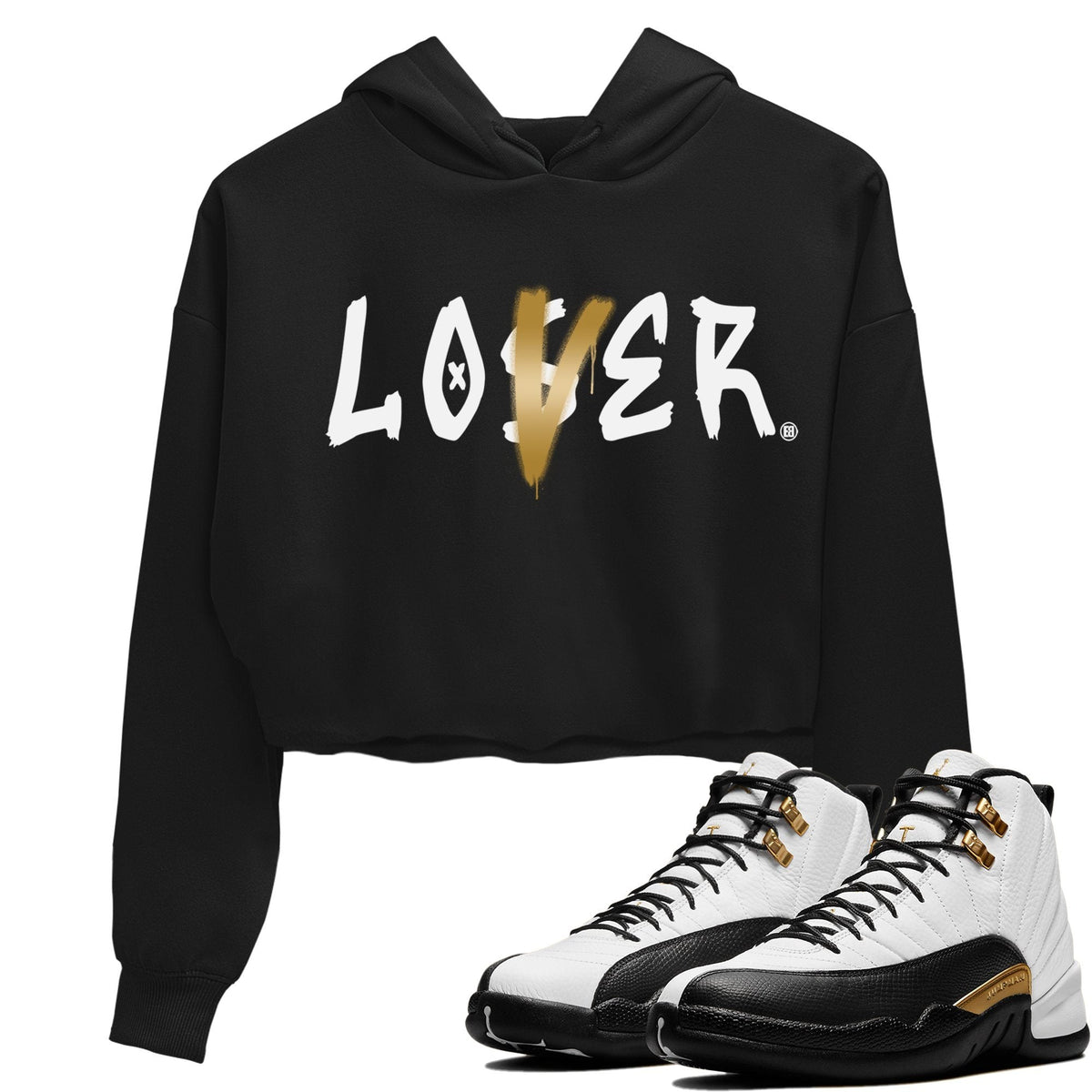 Jordan 12 Royalty Sneaker Matching T-Shirt Loser Lover Sneaker Tees Jordan 12 Royalty Sneaker Release Tees Women's Shirts