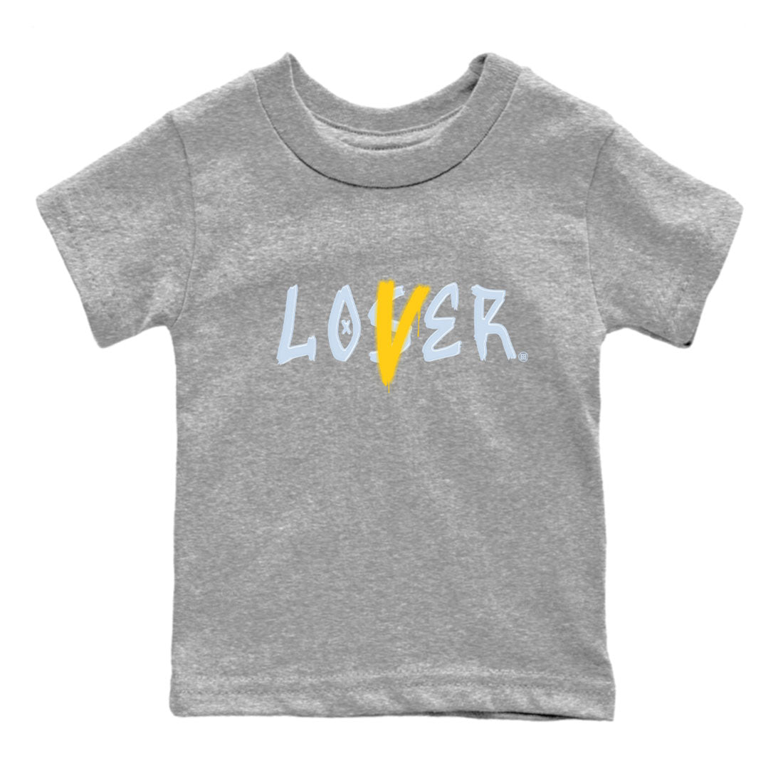 13s Blue Grey shirt to match jordans Loser Lover sneaker tees Air Jordan 13 Retro Blue Grey Drip Gear Zone baby toddler Heather Grey 2 cotton Shirt