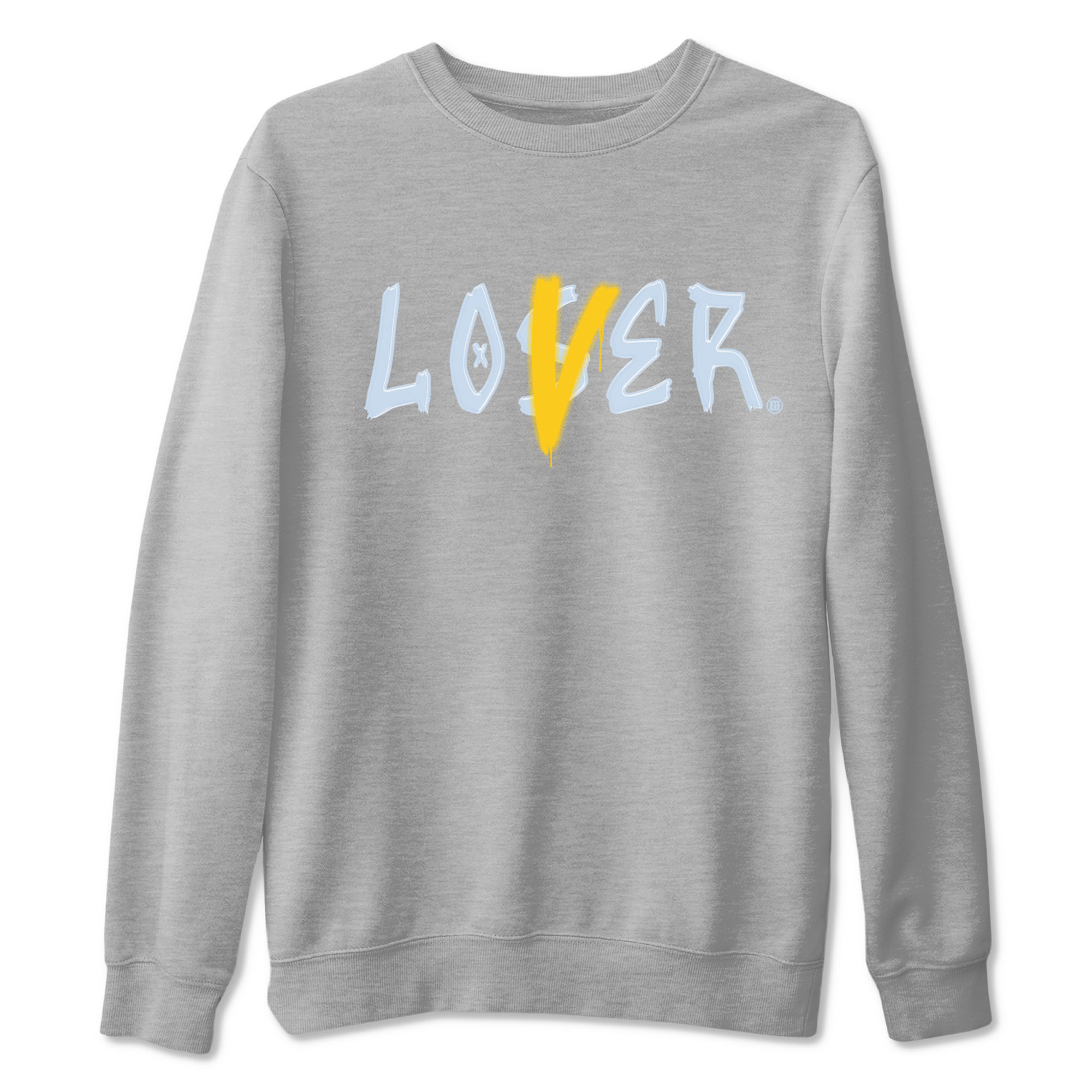 13s Blue Grey shirt to match jordans Loser Lover sneaker tees Air Jordan 13 Retro Blue Grey Drip Gear Zone unisex cotton Heather Grey 2 crew neck shirt