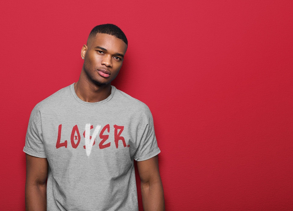 Jordan 13 Red Flint Shirt To Match Jordans Loser Lover Sneaker Tees Jordan 13 Red Flint Drip Gear Zone Sneaker Matching Clothing Unisex Shirts