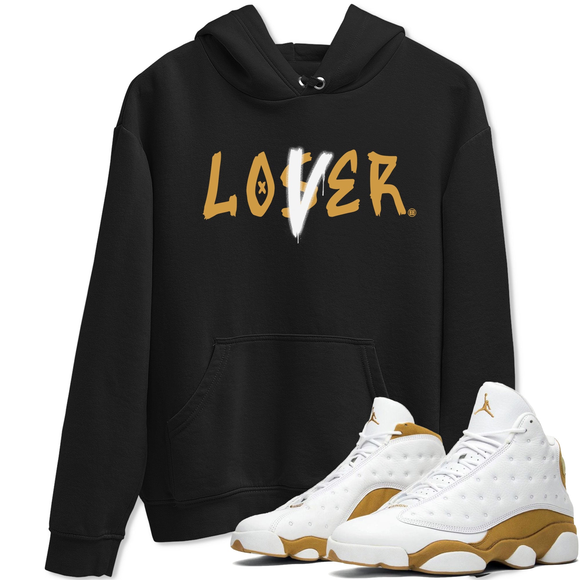 Jordan 13 Retro Wheat shirt to match jordans Loser Lover sneaker tees Air Jordan 13 Wheat Drip Gear Zone Sneaker Matching Clothing Brand Unisex Sneaker Tee Black 1 T-Shirt