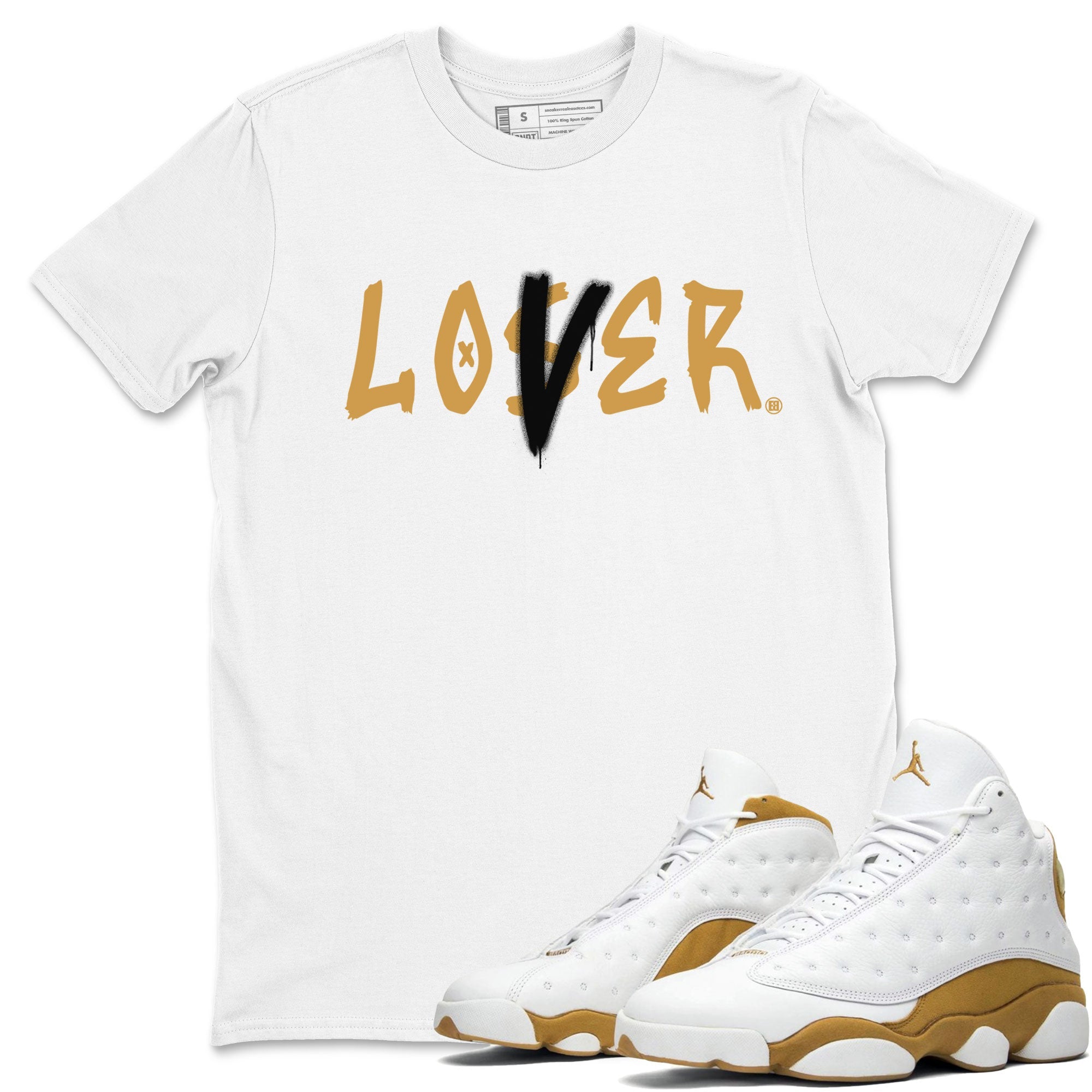 Jordan 13 Retro Wheat shirt to match jordans Loser Lover sneaker tees Air Jordan 13 Wheat Drip Gear Zone Sneaker Matching Clothing Brand Unisex Sneaker Tee White 1 T-Shirt