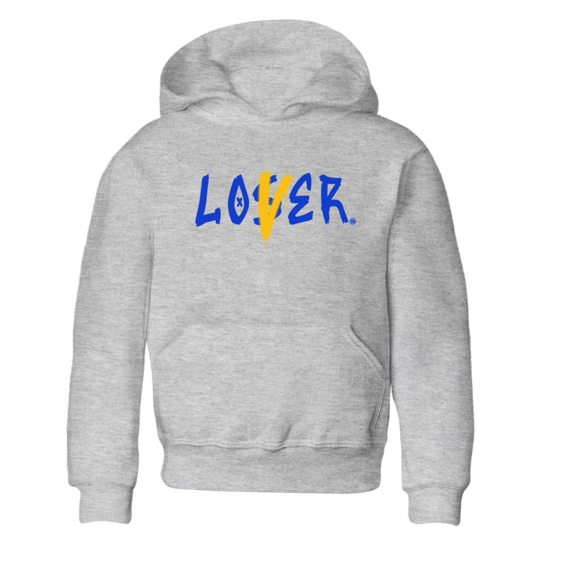 Air Jordan 14 Laney Sneaker Match Tees Loser Lover Sneaker Tees Jordan 14 Laney Sneaker Release Tees Kids Shirts Heather Grey 2