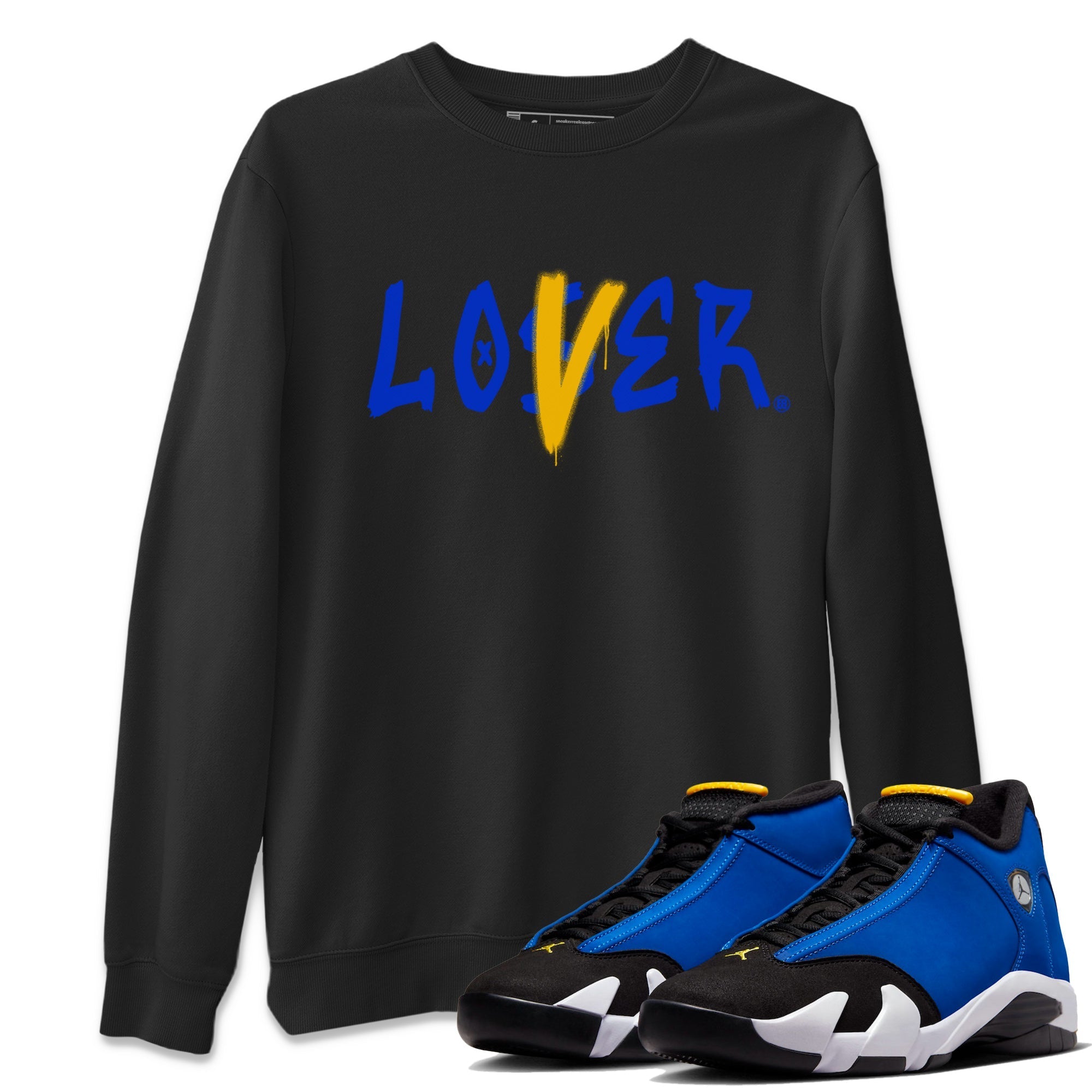 Air Jordan 14 Laney Sneaker Match Tees Loser Lover Sneaker Tees Jordan 14 Laney Sneaker Release Tees Unisex Shirts Black 1