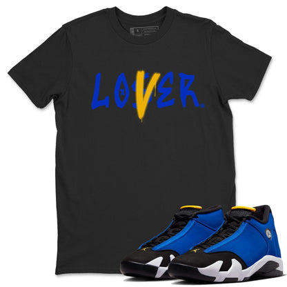 Air Jordan 14 Laney Sneaker Match Tees Loser Lover Sneaker Tees Jordan 14 Laney Sneaker Release Tees Unisex Shirts Black 1