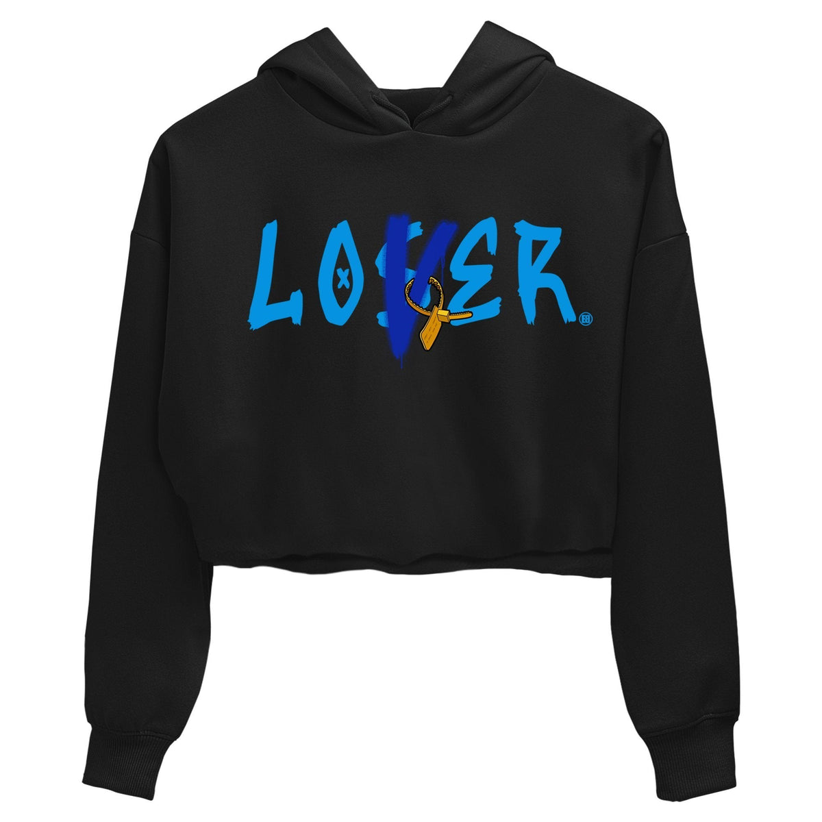 Jordan 2 OFF-WHITE Black Blue Sneaker Matching T-Shirt Loser Lover Sneaker Tees Jordan 2 OFF-WHITE Black Blue Sneaker Release Tees Women's Shirts
