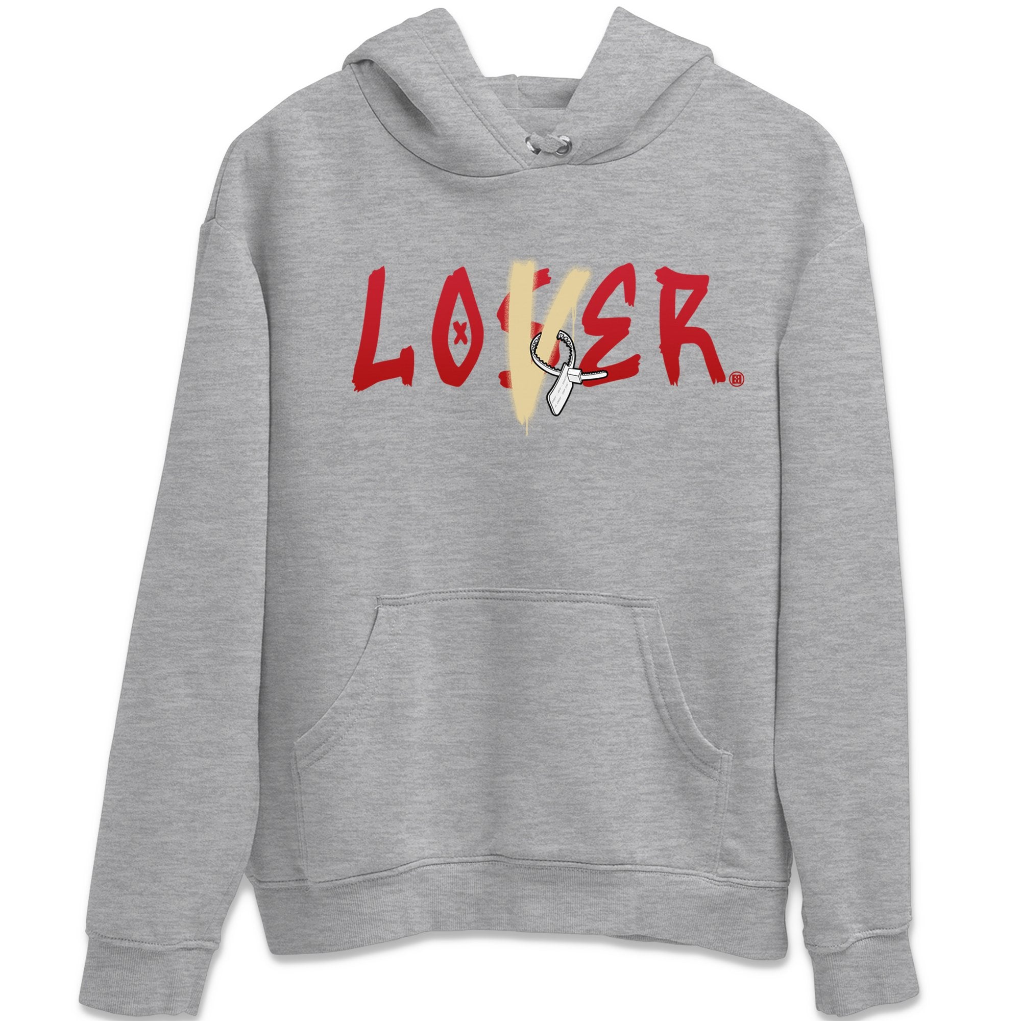 Jordan 2 OFF-WHITE Varsity Red Shirt To Match Jordans Loser Lover Sneaker Tees Jordan 2 OFF-WHITE Varsity Red Drip Gear Zone Sneaker Matching Clothing Unisex Shirts