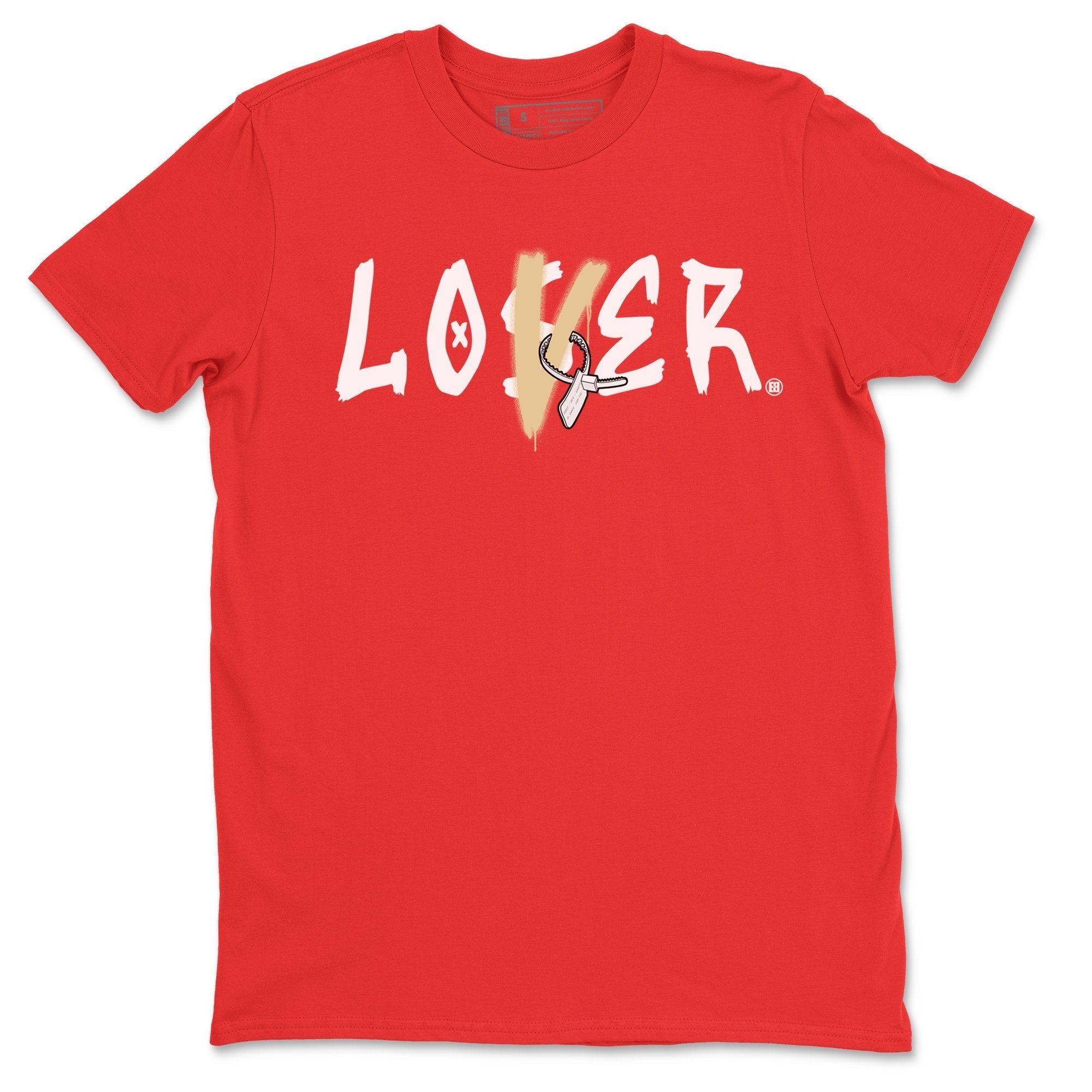 Jordan 2 OFF-WHITE Varsity Red Shirt To Match Jordans Loser Lover Sneaker Tees Jordan 2 OFF-WHITE Varsity Red Drip Gear Zone Sneaker Matching Clothing Unisex Shirts