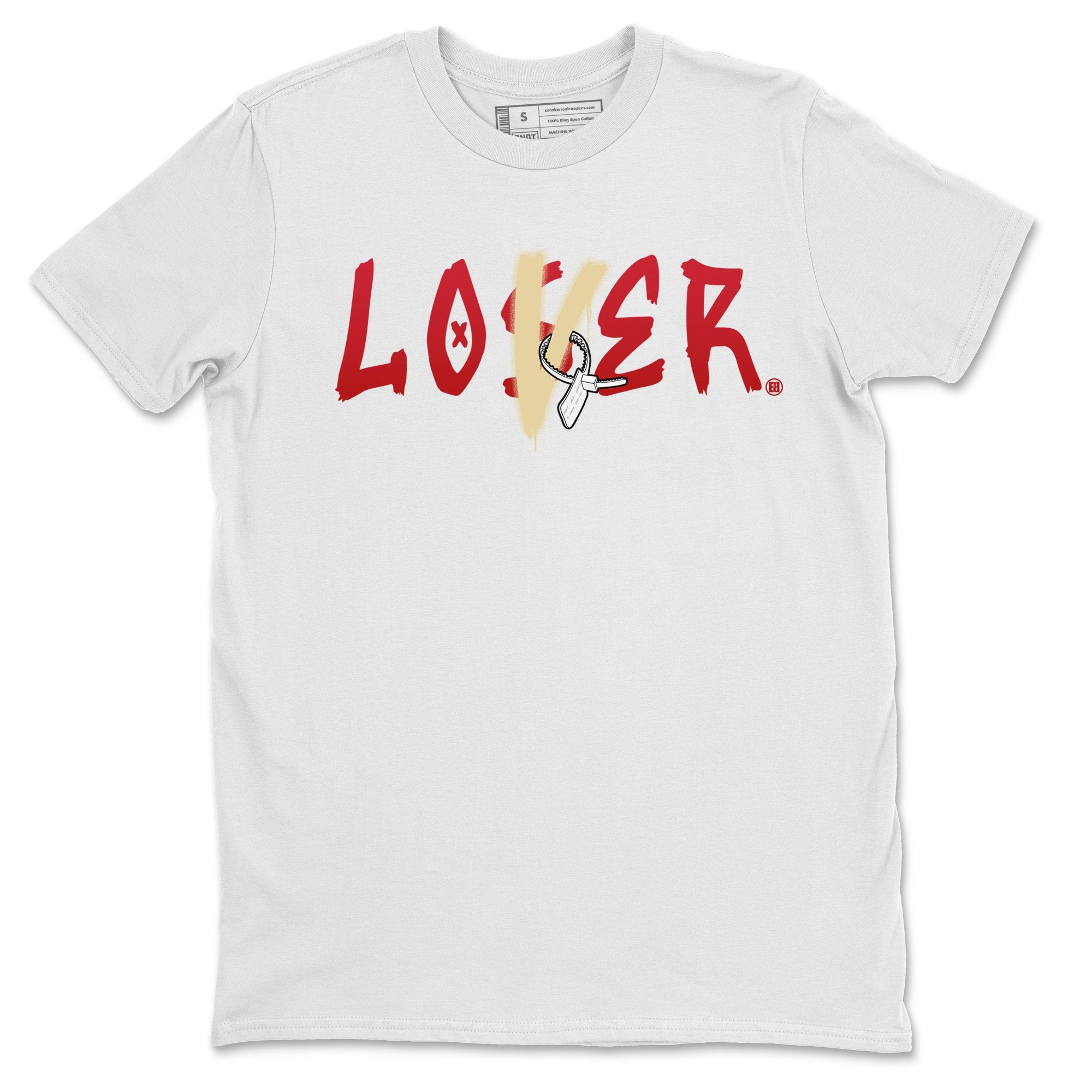 Jordan 2 OFF-WHITE Varsity Red Shirt To Match Jordans Loser Lover Sneaker Tees Jordan 2 OFF-WHITE Varsity Red Drip Gear Zone Sneaker Matching Clothing Unisex Shirts