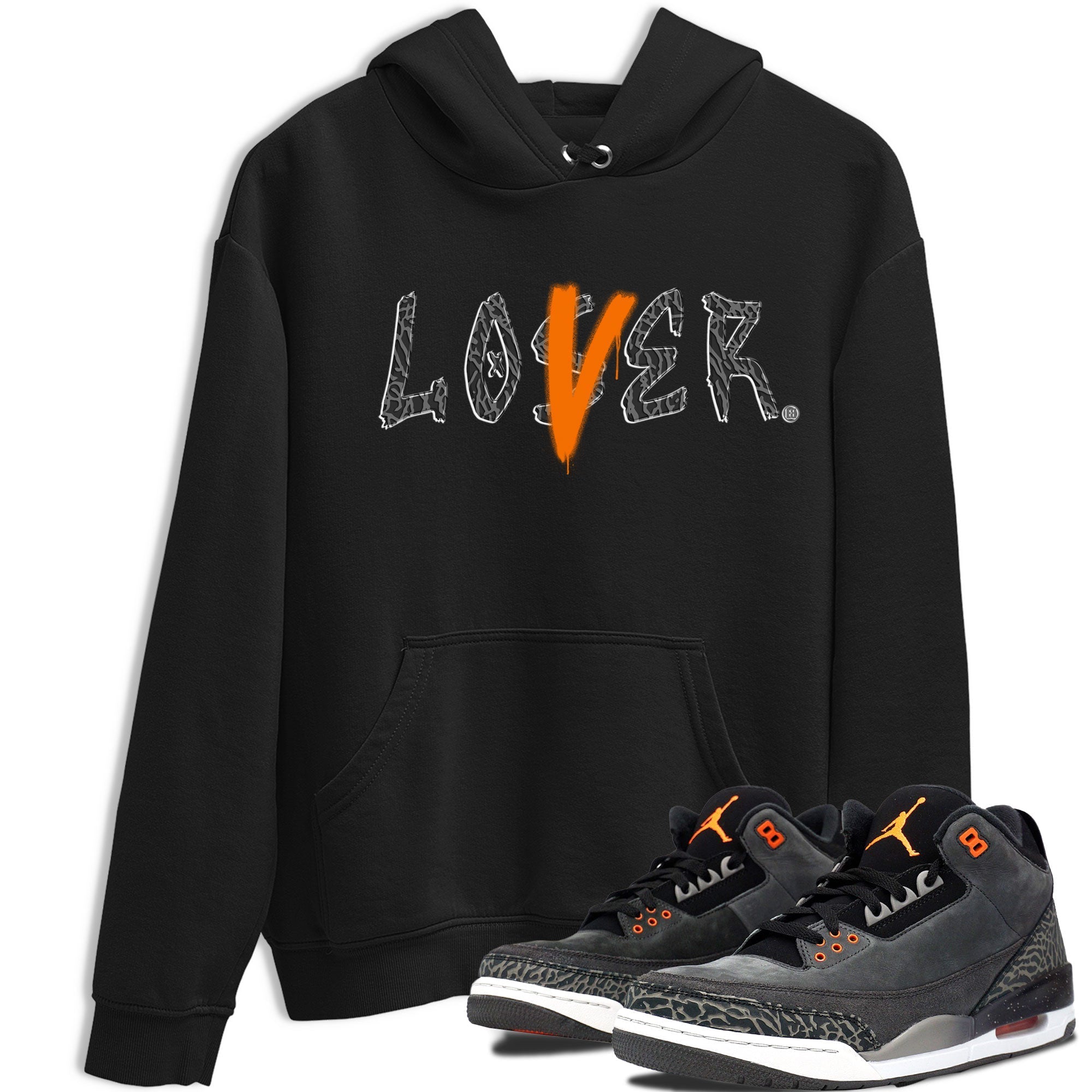 Air Jordan 3 Fear shirt to match jordans Loser Lover sneaker tees Air Jordan 3 Fear Drip Gear Zone Unisex Black 1 T-Shirt