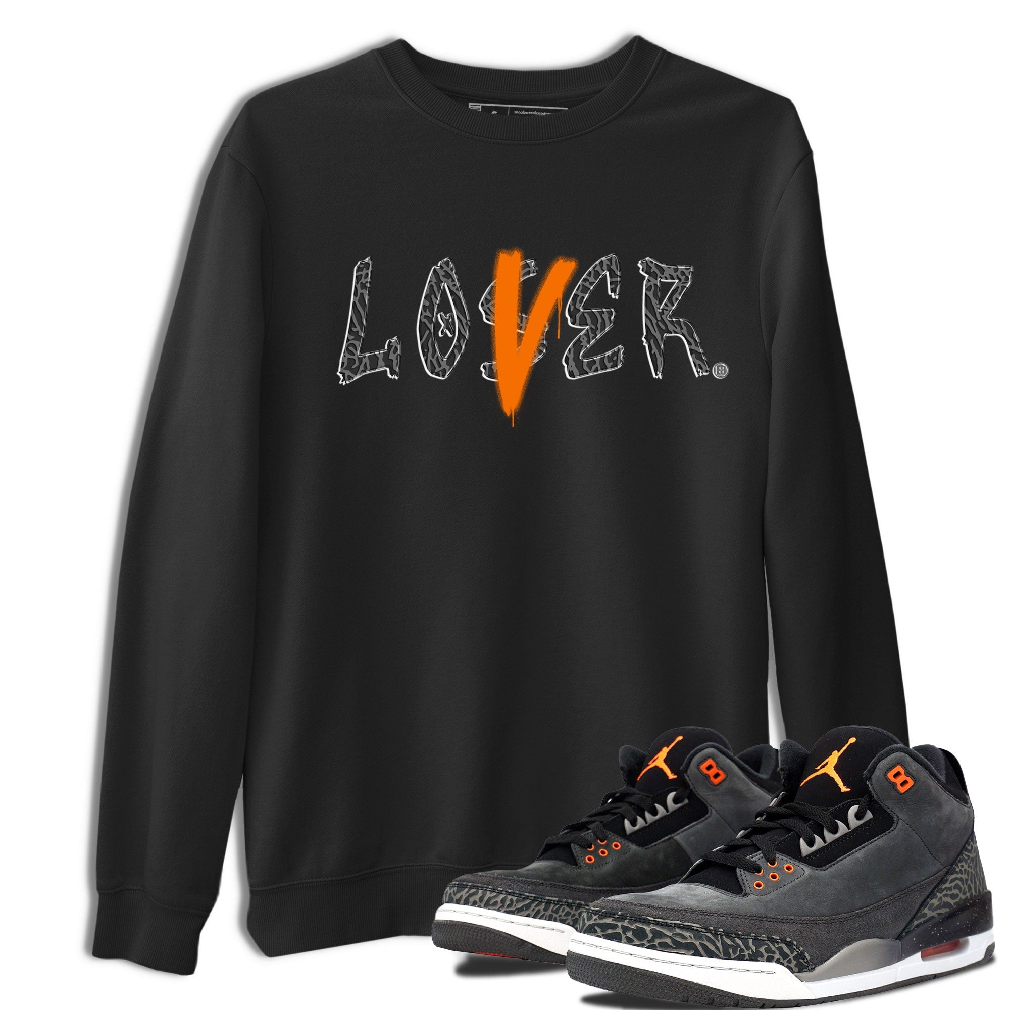 Air Jordan 3 Fear shirt to match jordans Loser Lover sneaker tees Air Jordan 3 Fear Drip Gear Zone Unisex Black 1 T-Shirt