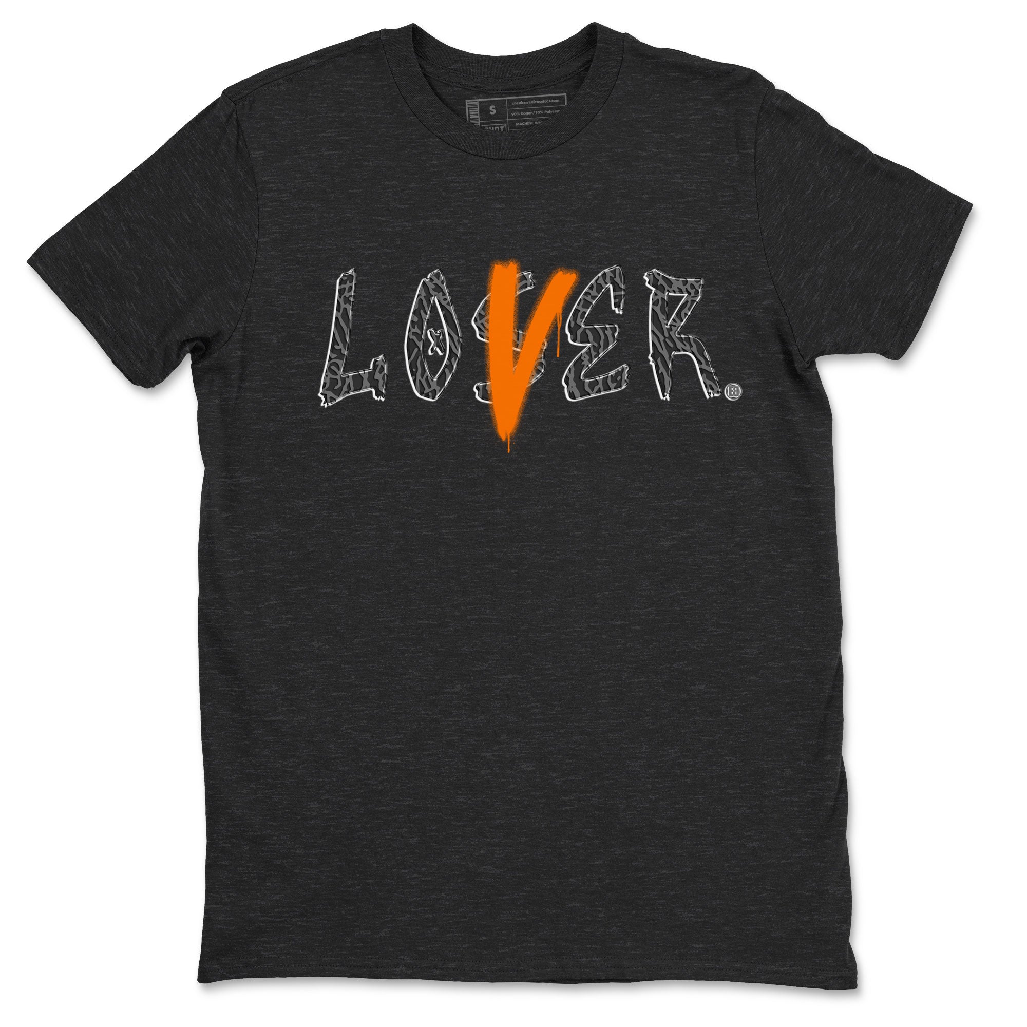 Air Jordan 3 Fear shirt to match jordans Loser Lover sneaker tees Air Jordan 3 Fear Drip Gear Zone Unisex Charcoal Heather 2 T-Shirt