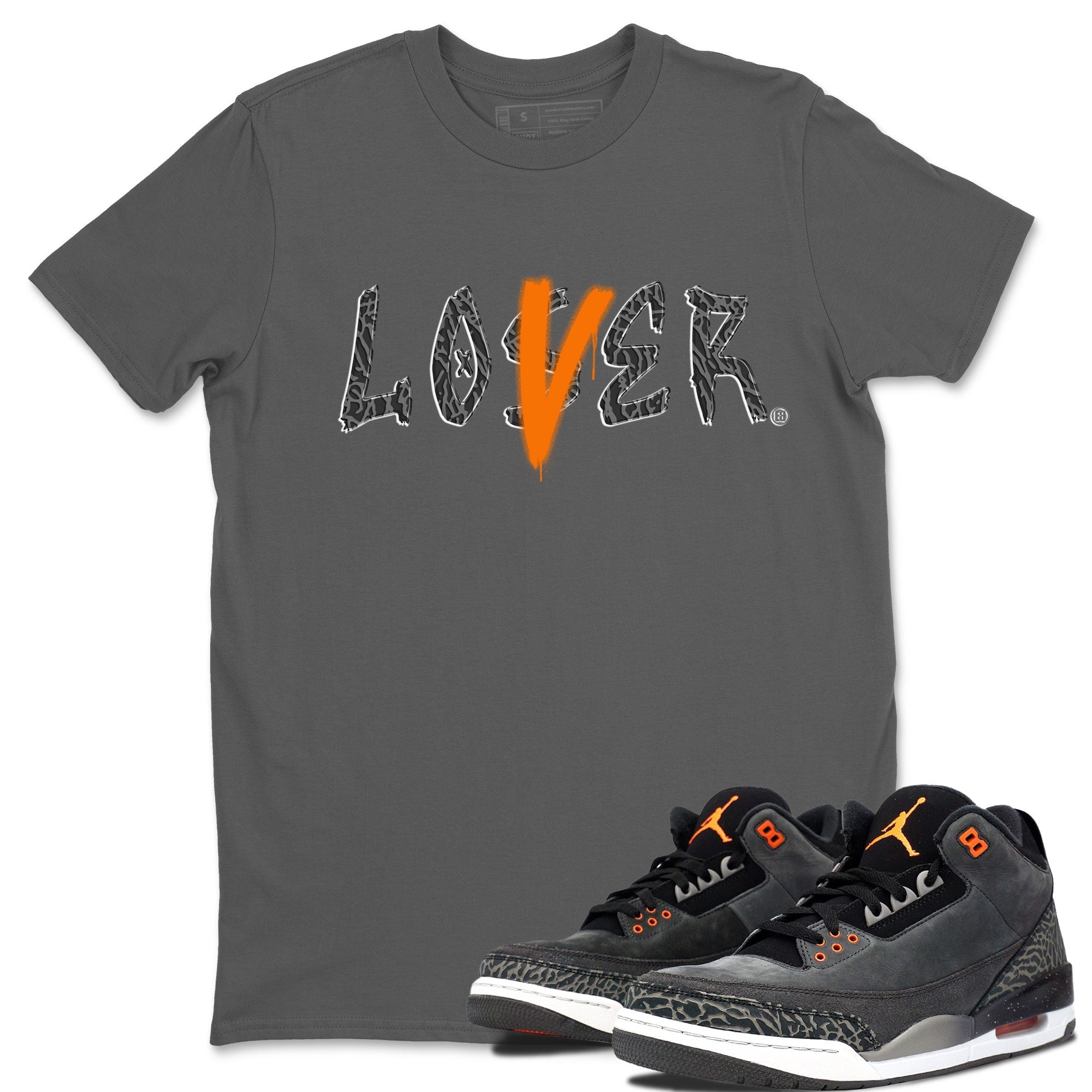 Air Jordan 3 Fear shirt to match jordans Loser Lover sneaker tees Air Jordan 3 Fear Drip Gear Zone Unisex Cool Grey 1 T-Shirt