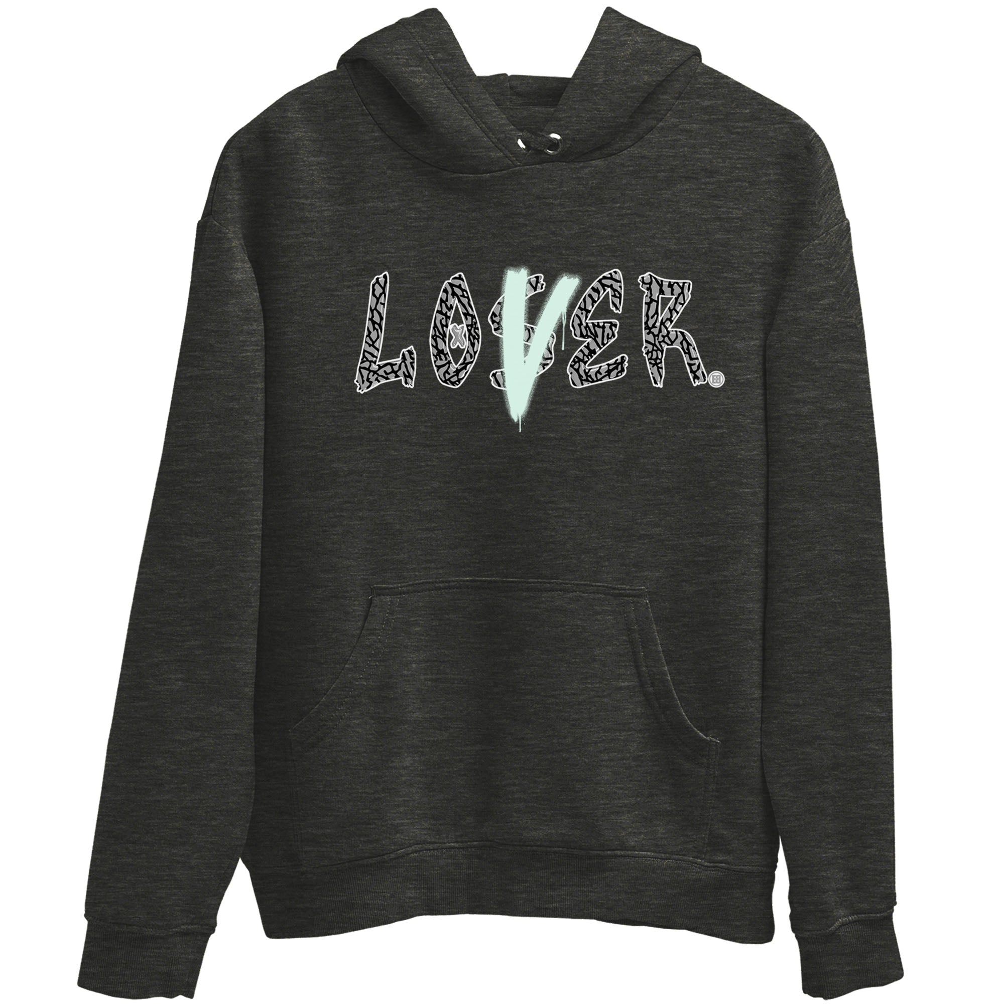 3s Green Glow shirt to match jordans Loser Lover sneaker tees Air Jordan 3 Retro Green Glow Drip Gear Zone unisex cotton Charcoal Heather 2 crew neck shirt