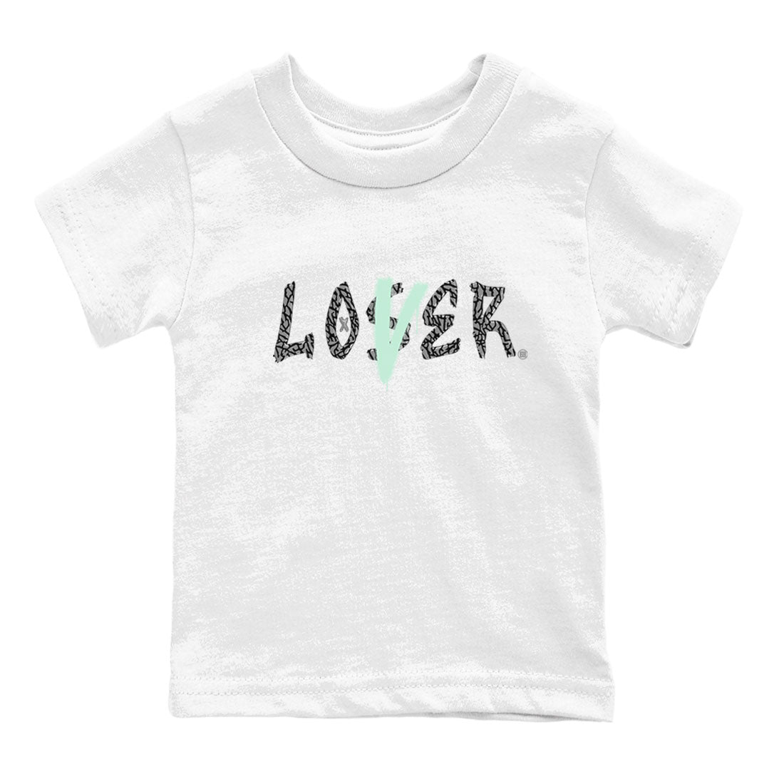 3s Green Glow shirt to match jordans Loser Lover sneaker tees Air Jordan 3 Retro Green Glow Drip Gear Zone baby toddler White 2 cotton Shirt