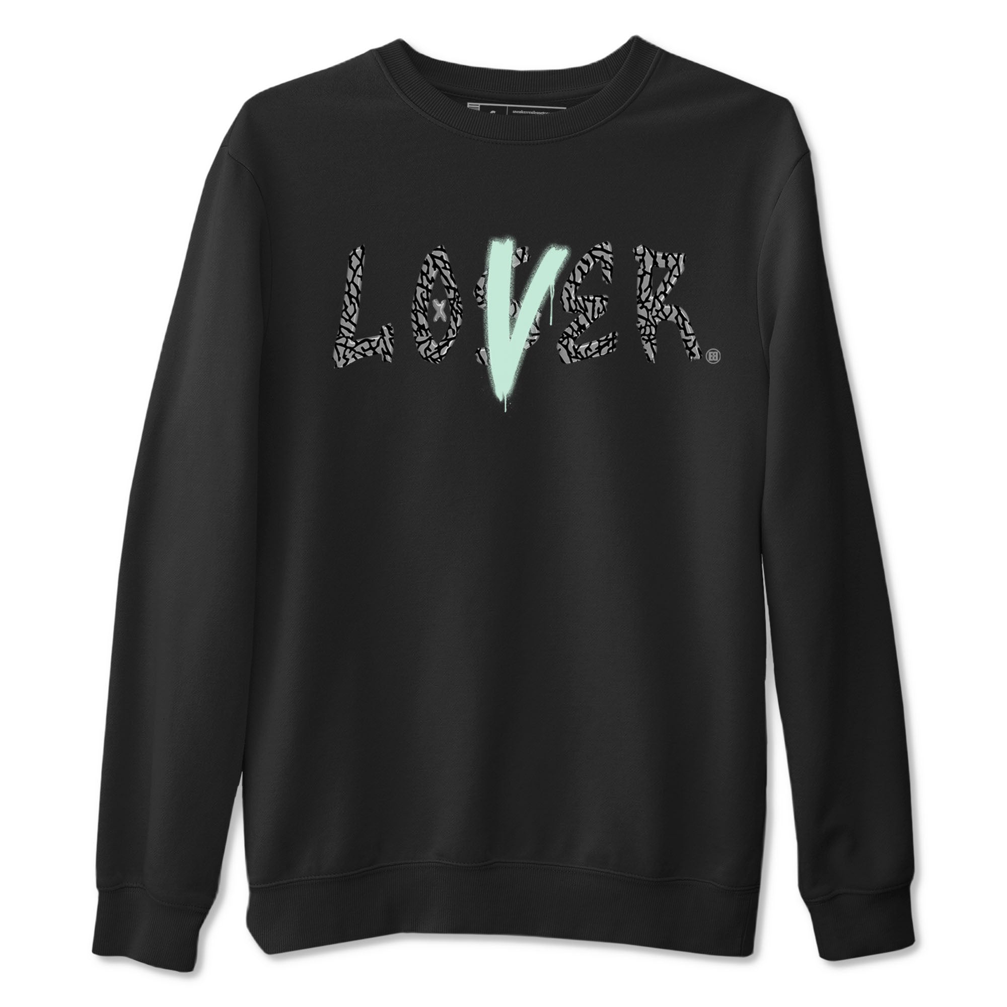3s Green Glow shirt to match jordans Loser Lover sneaker tees Air Jordan 3 Retro Green Glow Drip Gear Zone unisex cotton Black 2 crew neck shirt
