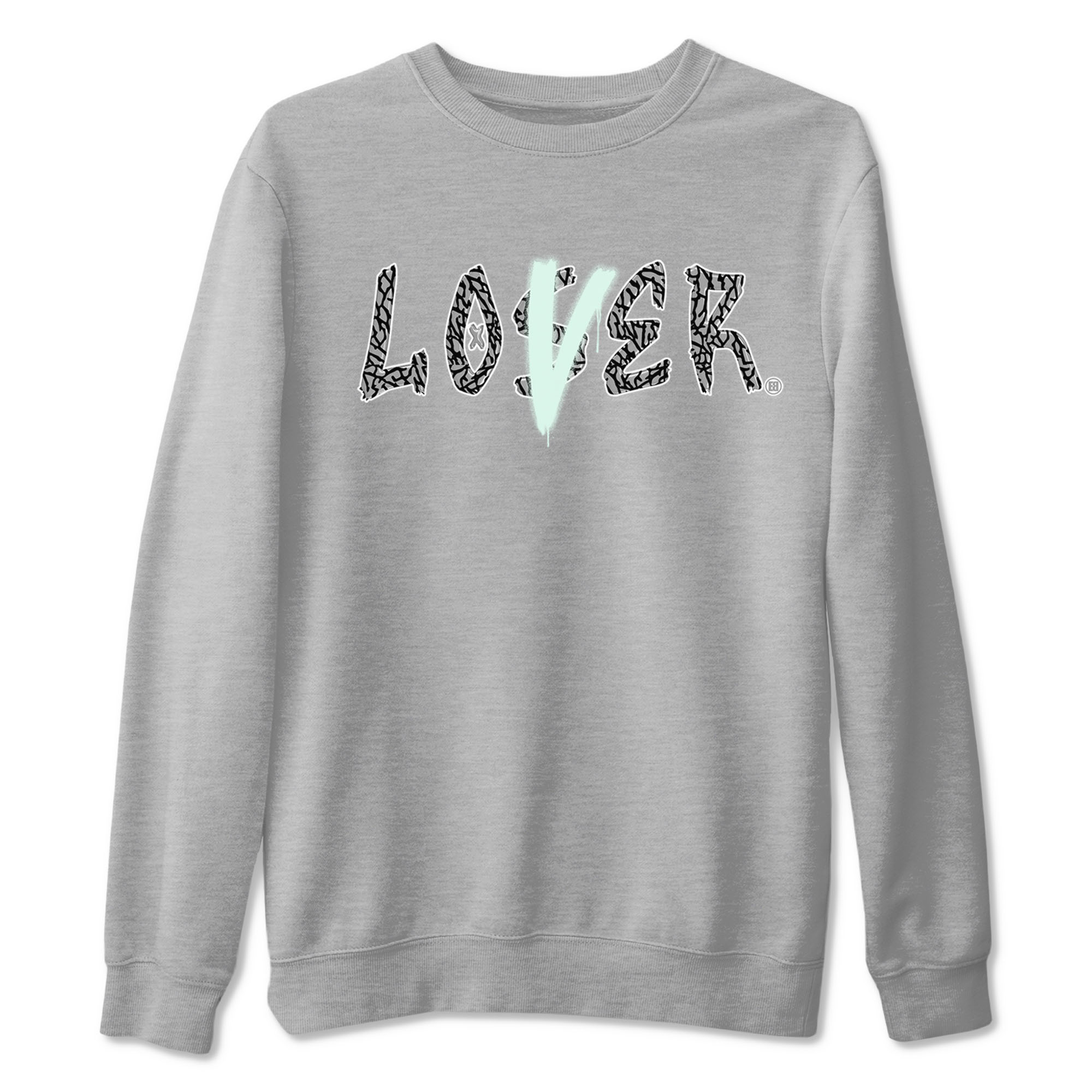 3s Green Glow shirt to match jordans Loser Lover sneaker tees Air Jordan 3 Retro Green Glow Drip Gear Zone unisex cotton Heather Grey 2 crew neck shirt