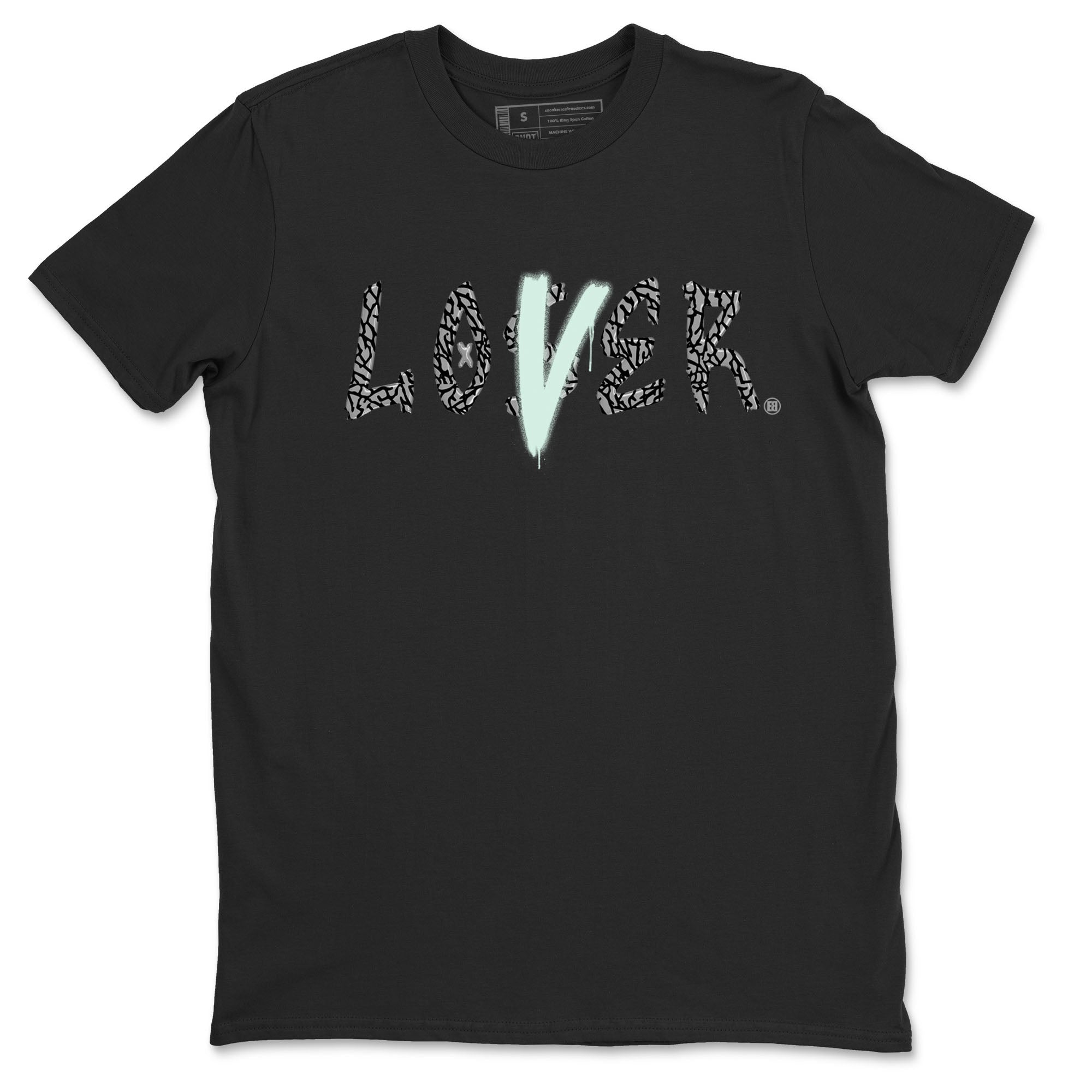 3s Green Glow shirt to match jordans Loser Lover sneaker tees Air Jordan 3 Retro Green Glow Drip Gear Zone unisex cotton Black 2 crew neck shirt