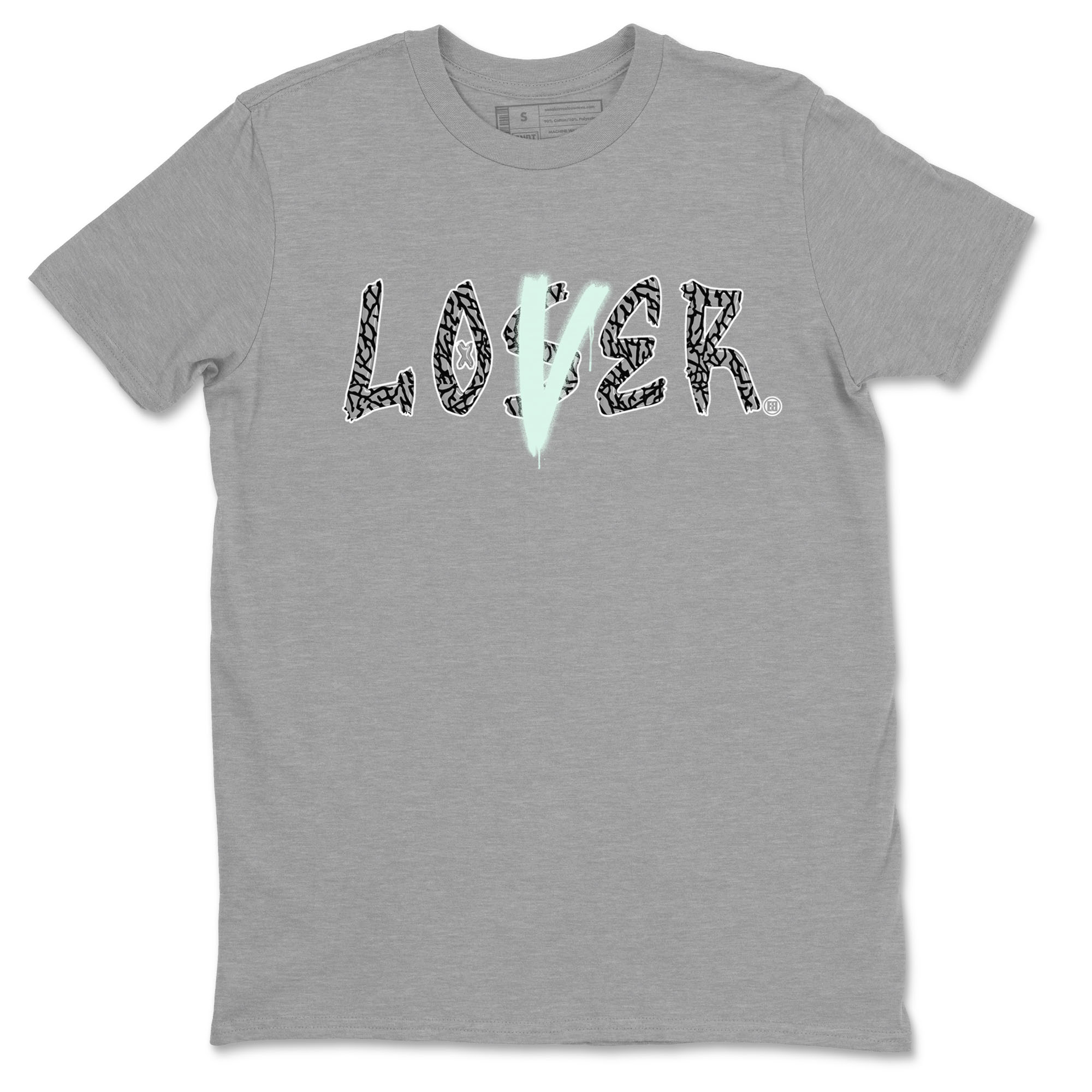 3s Green Glow shirt to match jordans Loser Lover sneaker tees Air Jordan 3 Retro Green Glow Drip Gear Zone unisex cotton Heather Grey 2 crew neck shirt