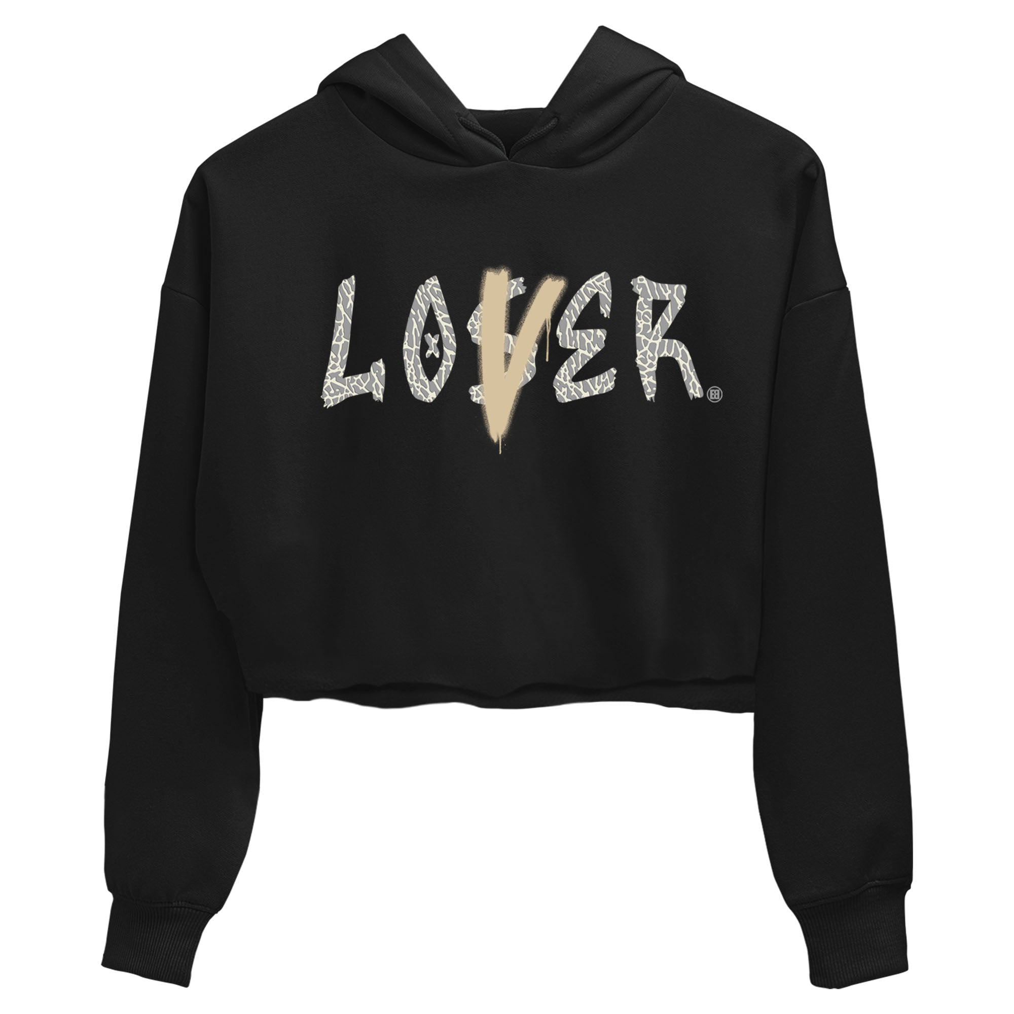 Jordan 3 Craft Ivory shirt to match jordans Loser Lover sneaker tees 3s Ivory Drip Gear Zone Black 2 crop length shirt