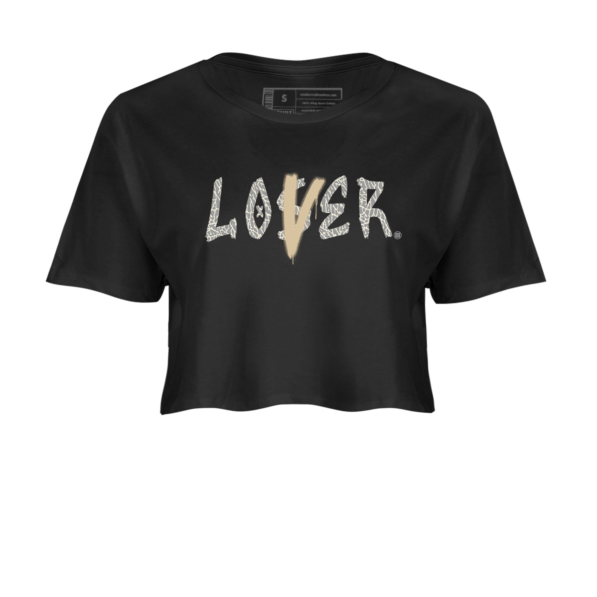 Jordan 3 Craft Ivory shirt to match jordans Loser Lover sneaker tees 3s Ivory Drip Gear Zone Black 2 crop length shirt