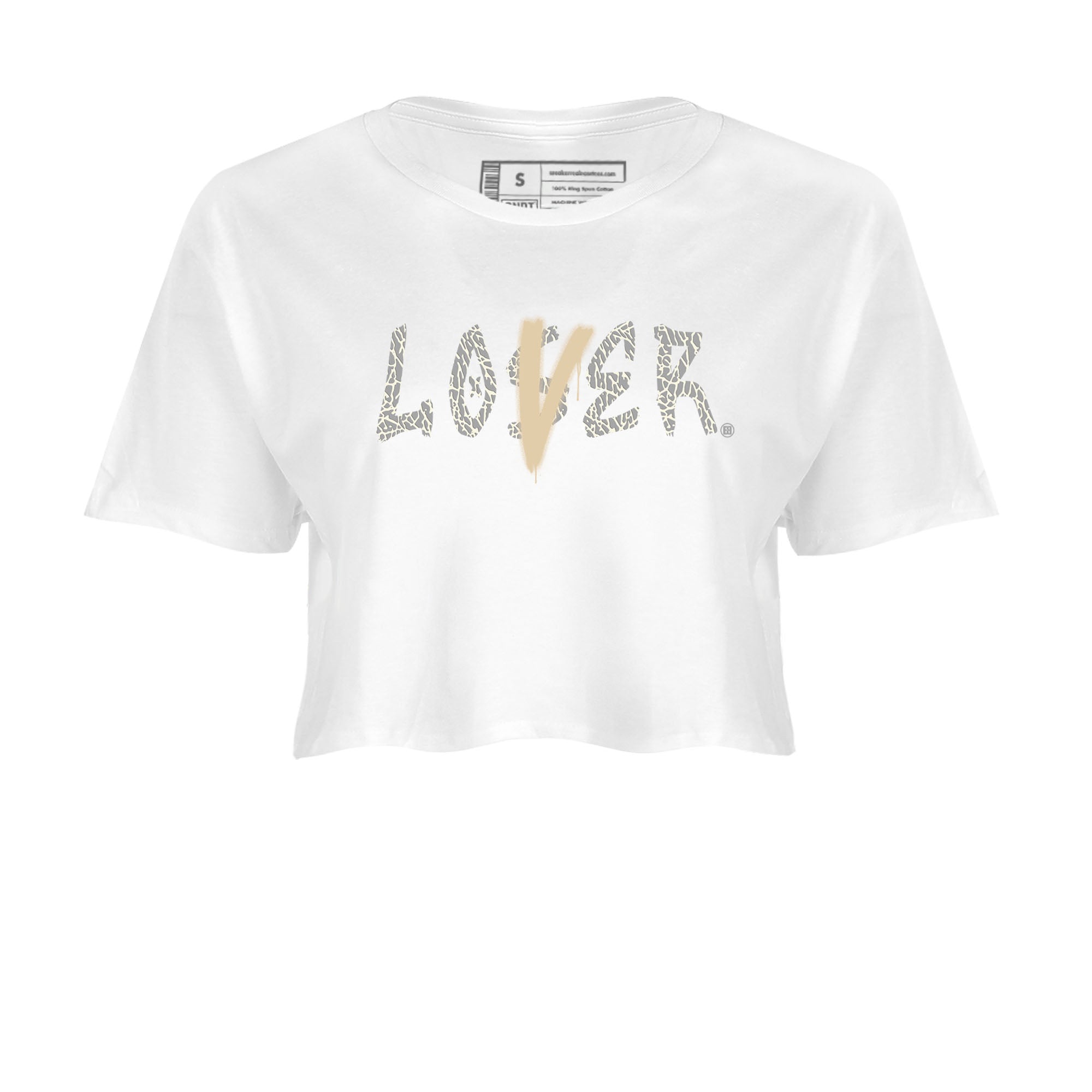 Jordan 3 Craft Ivory shirt to match jordans Loser Lover sneaker tees 3s Ivory Drip Gear Zone White 2 crop length shirt