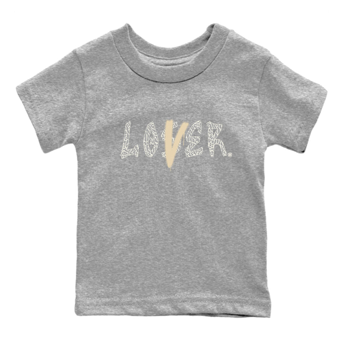 Jordan 3 Craft Ivory shirt to match jordans Loser Lover sneaker tees 3s Ivory Drip Gear Zone baby toddler Heather Grey 2 cotton Shirt