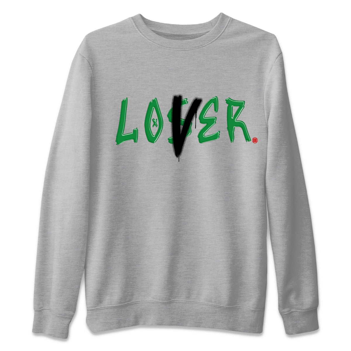 Air Jordan 3 Lucky Green Sneaker Match Tees Loser Lover Streetwear Sneaker Shirt Jordan 3 Retro Lucky Green Sneaker Release Tees Unisex Shirts Heather Grey 2