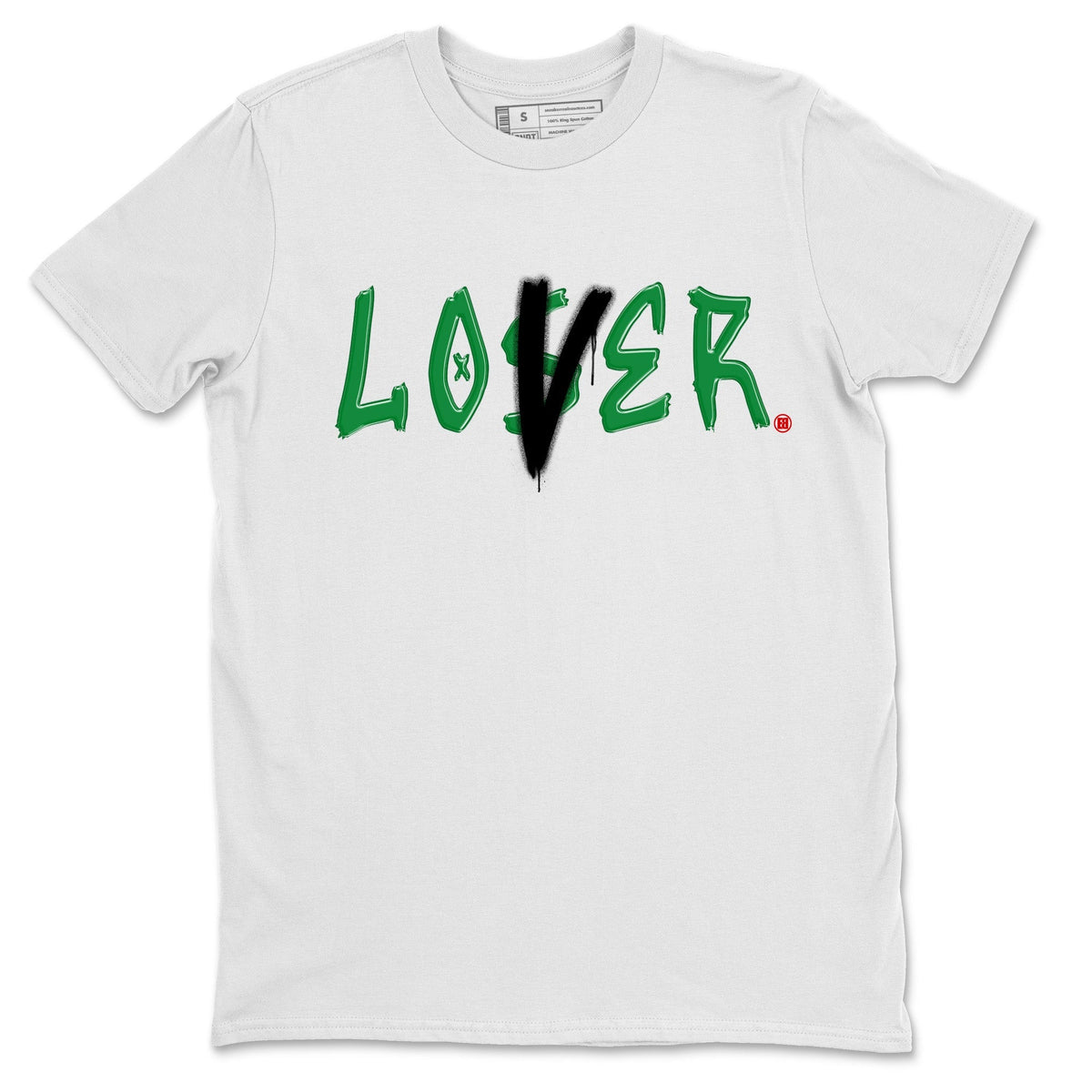 Air Jordan 3 Lucky Green Sneaker Match Tees Loser Lover Streetwear Sneaker Shirt Jordan 3 Retro Lucky Green Sneaker Release Tees Unisex Shirts White 2