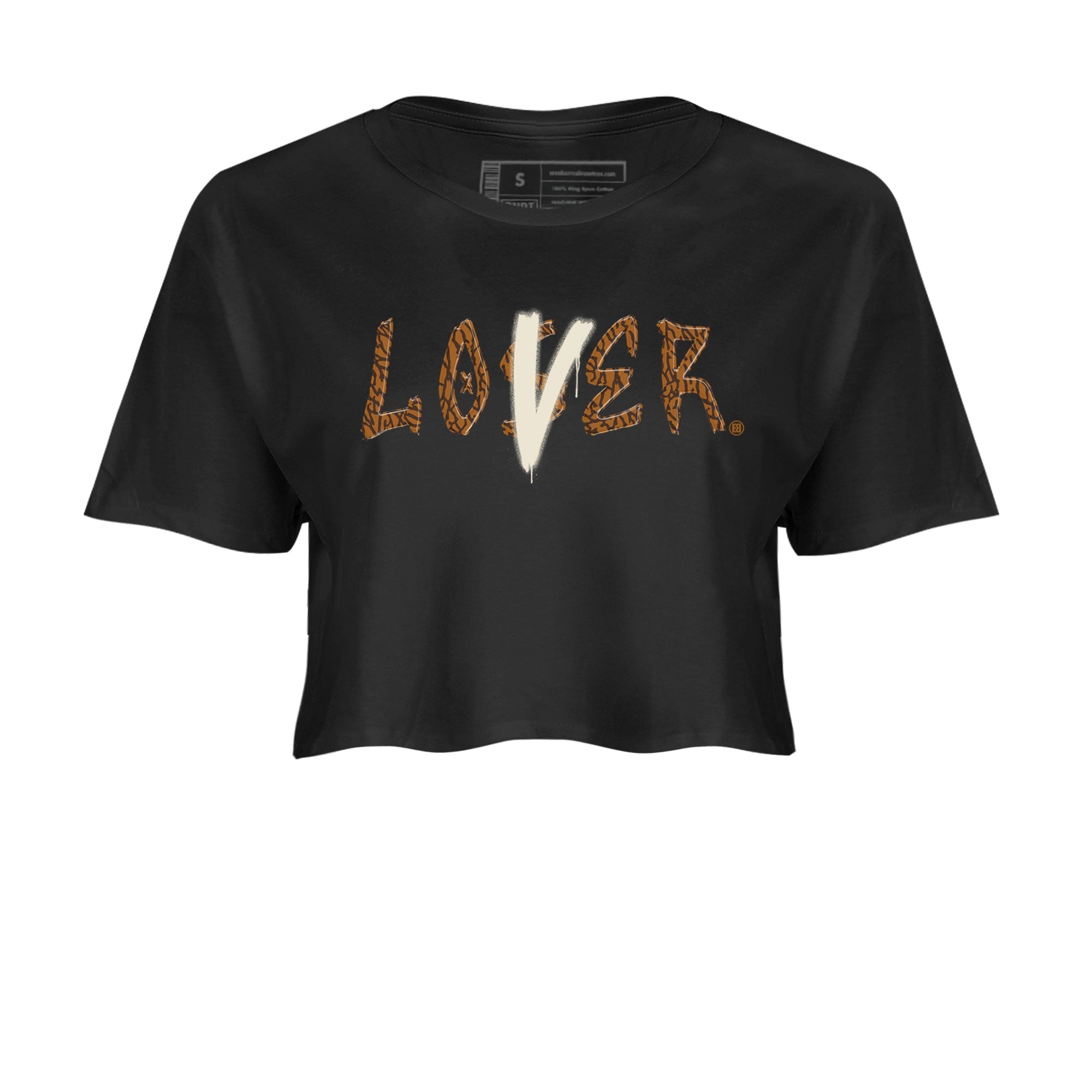 Air Jordan 3 Palomino shirt to match jordans Loser Lover Streetwear Sneaker Shirt Jordan 3 Retro Palomino Drip Gear Zone Sneaker Matching Clothing Black 2 Crop T-Shirt