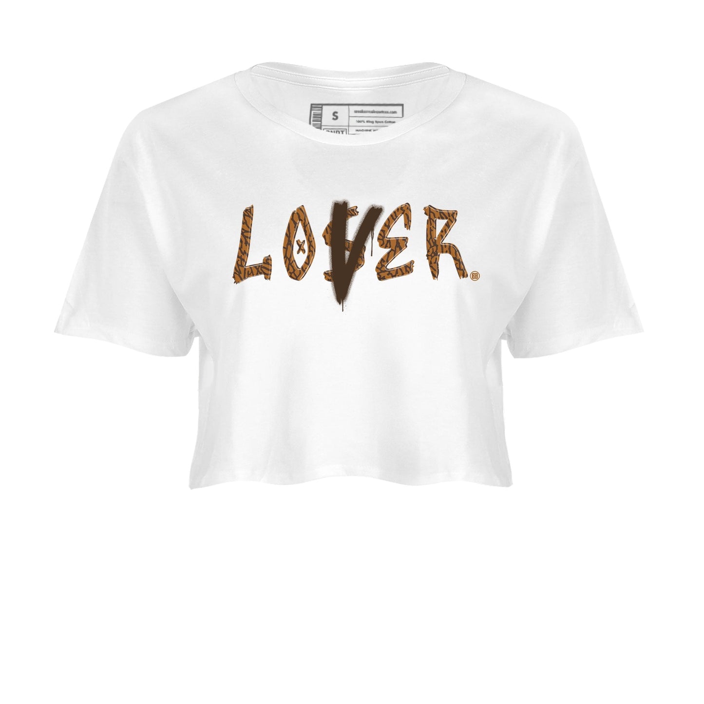 Air Jordan 3 Palomino shirt to match jordans Loser Lover Streetwear Sneaker Shirt Jordan 3 Retro Palomino Drip Gear Zone Sneaker Matching Clothing White 2 Crop T-Shirt