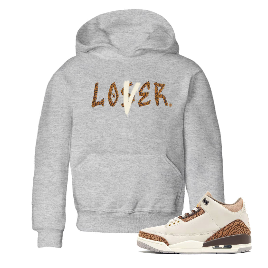 Air Jordan 3 Palomino shirt to match jordans Loser Lover Streetwear Sneaker Shirt Jordan 3 Retro Palomino Drip Gear Zone Sneaker Matching Clothing Baby Toddler Heather Grey 1 T-Shirt