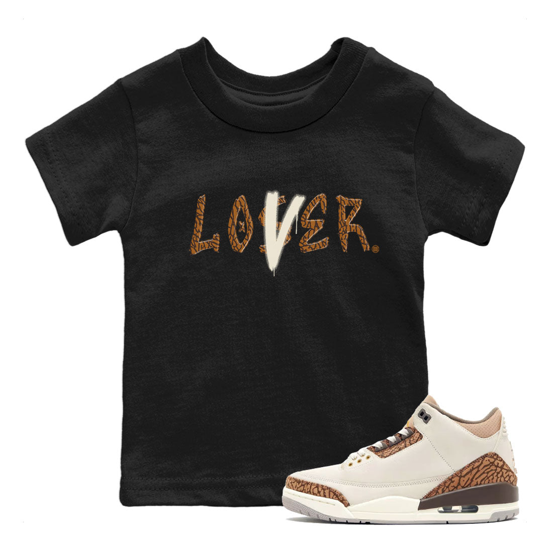 Air Jordan 3 Palomino shirt to match jordans Loser Lover Streetwear Sneaker Shirt Jordan 3 Retro Palomino Drip Gear Zone Sneaker Matching Clothing Baby Toddler Black 1 T-Shirt