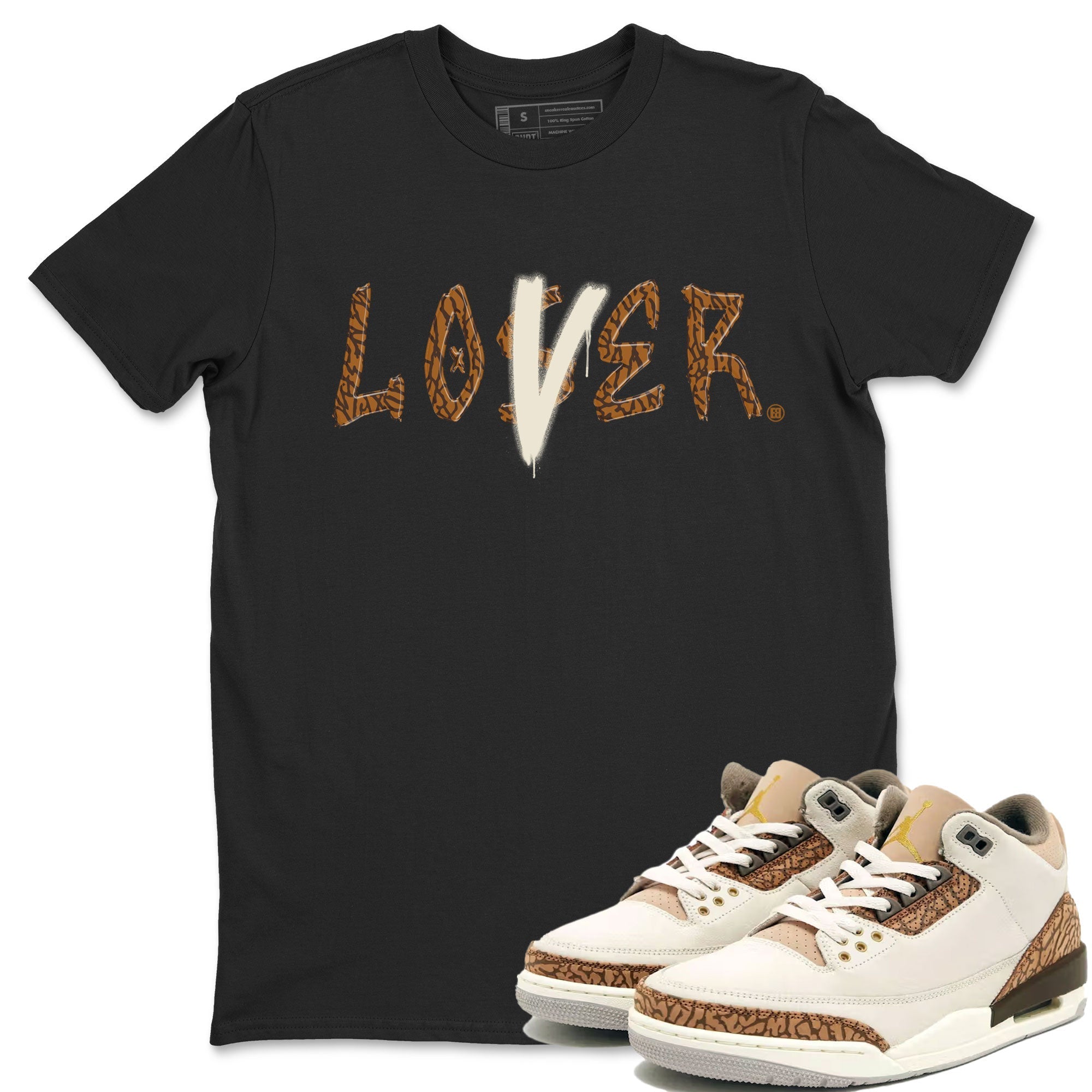 Air Jordan 3 Palomino shirt to match jordans Loser Lover Streetwear Sneaker Shirt Jordan 3 Retro Palomino Drip Gear Zone Sneaker Matching Clothing Unisex Black 1 T-Shirt