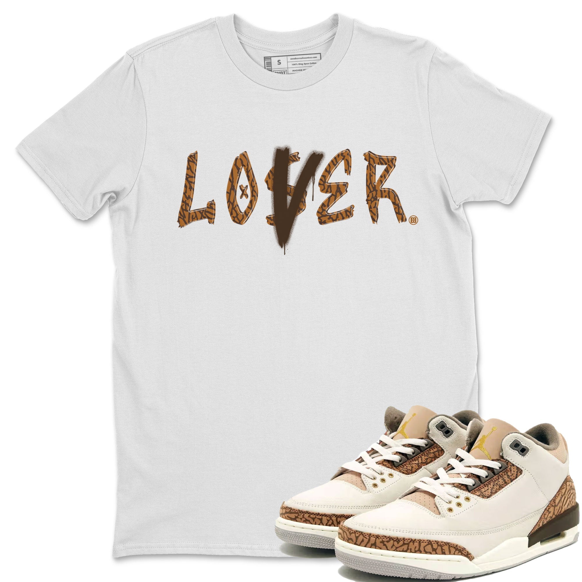 Air Jordan 3 Palomino shirt to match jordans Loser Lover Streetwear Sneaker Shirt Jordan 3 Retro Palomino Drip Gear Zone Sneaker Matching Clothing Unisex White 1 T-Shirt