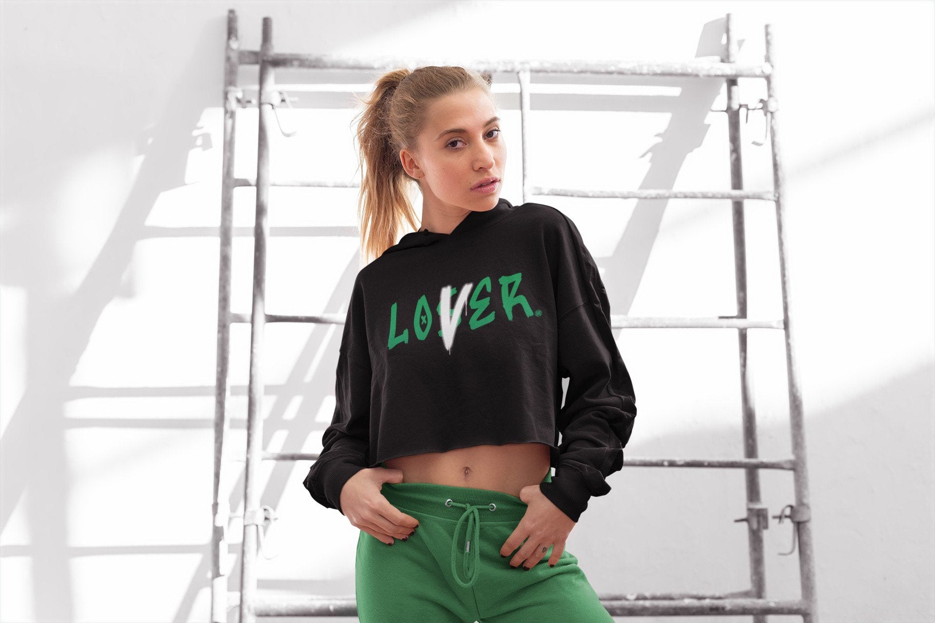 Jordan 3 Pine Green Sneaker Matching T-Shirt Loser Lover Sneaker Tees Jordan 3 Pine Green Sneaker Release Tees Women's Shirts