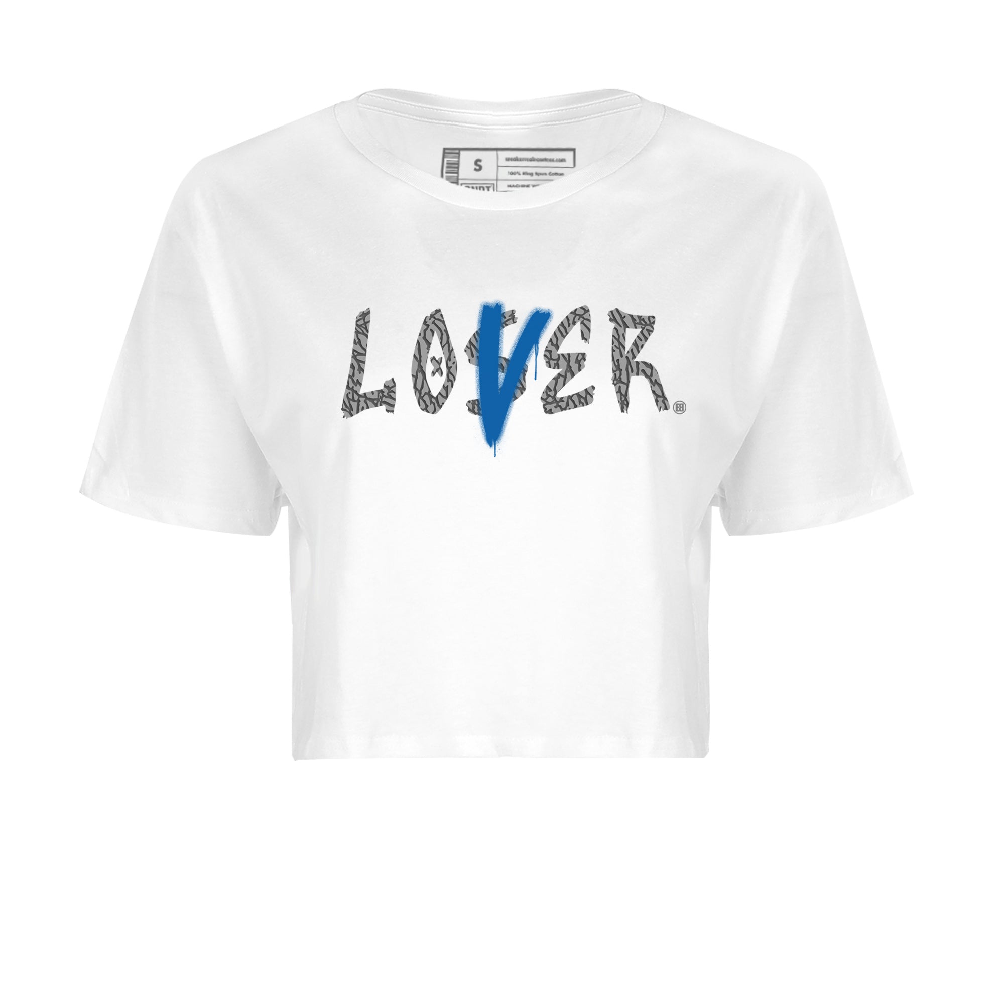 Air Jordan 3 Wizards Sneaker Match Tees Loser Lover Sneaker Tees 3s Wizards T-Shirt Women's Shirts White 2