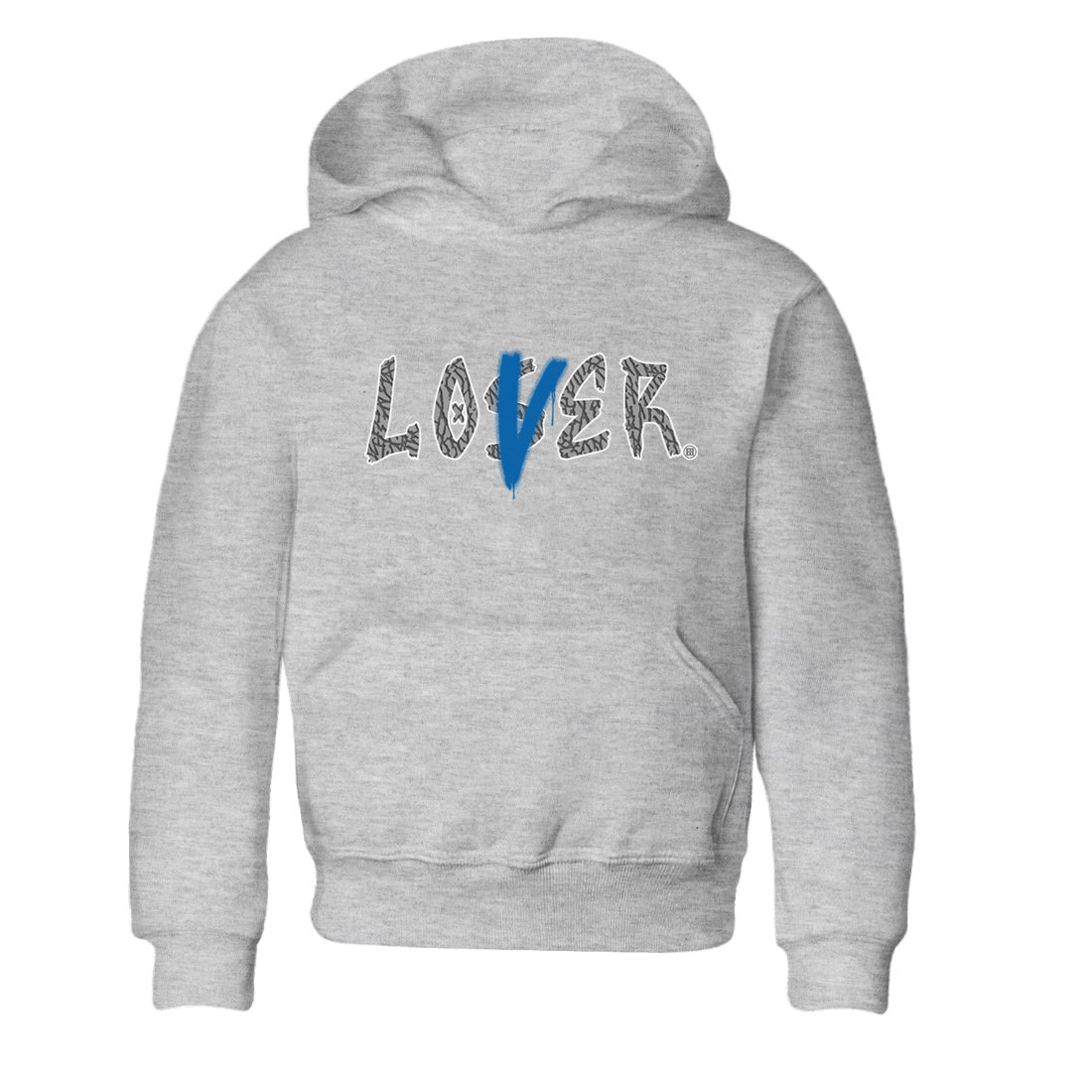 Air Jordan 3 Wizards Sneaker Match Tees Loser Lover Streetwear Sneaker Shirt 3s Wizards T-Shirt Kids Shirts Heather Grey 2