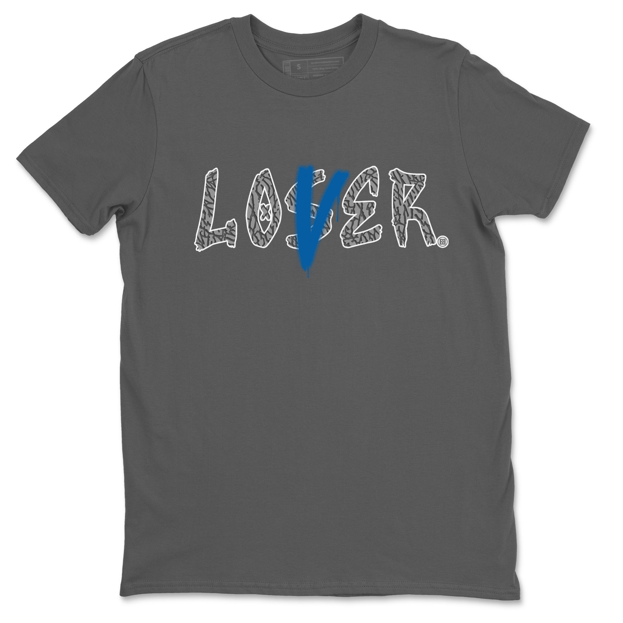 Air Jordan 3 Wizards Sneaker Match Tees Loser Lover Streetwear Sneaker Shirt 3s Wizards T-Shirt Unisex Shirts Cool Grey 2
