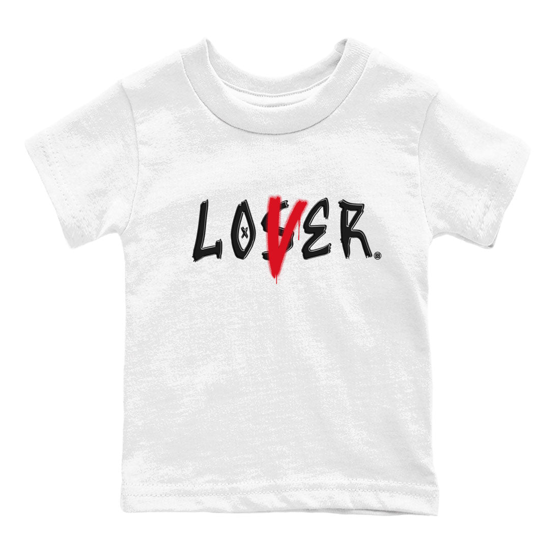 Air Jordan 4 Bred Reimagined shirt to match jordans Loser Lover sneaker tees 4s Bred Reimagined Drip Gear Zone baby toddler White 2 cotton Shirt