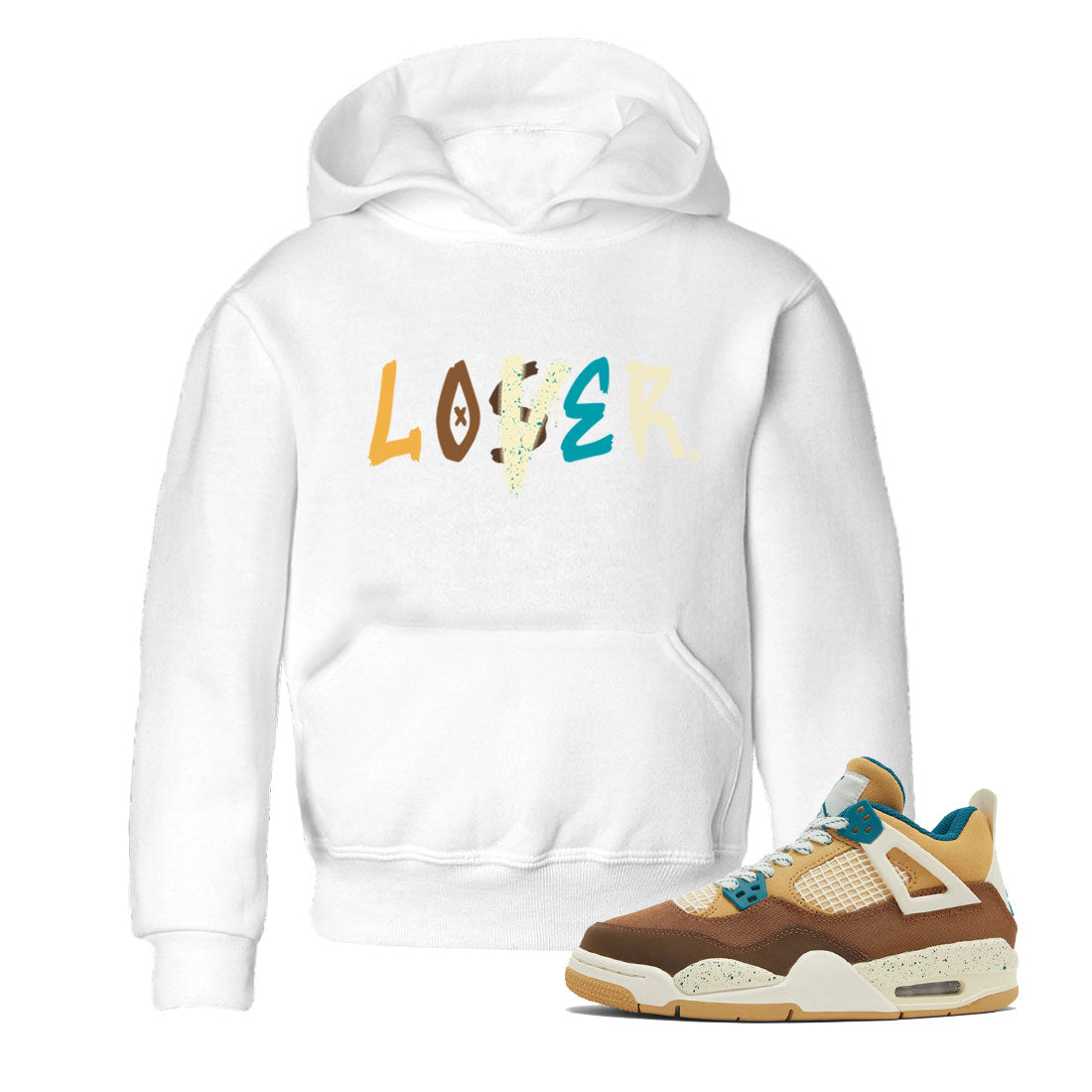 4s Cacao Wow shirt to match jordans Loser Lover Streetwear Sneaker Shirt Air Jordan 4 Cacao Wow Drip Gear Zone Sneaker Matching Clothing Baby Toddler White 1 T-Shirt