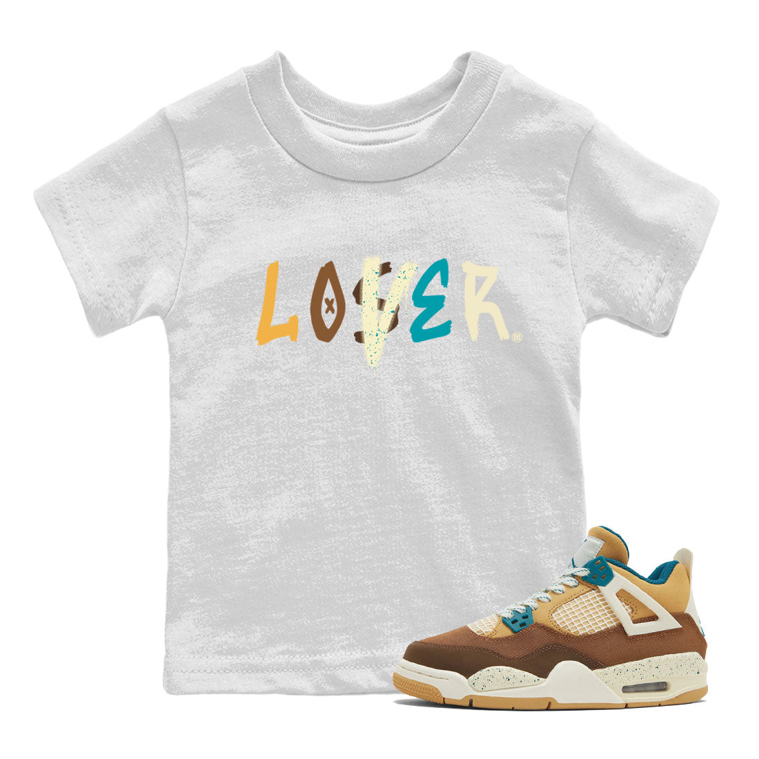 4s Cacao Wow shirt to match jordans Loser Lover Streetwear Sneaker Shirt Air Jordan 4 Cacao Wow Drip Gear Zone Sneaker Matching Clothing Baby Toddler White 1 T-Shirt