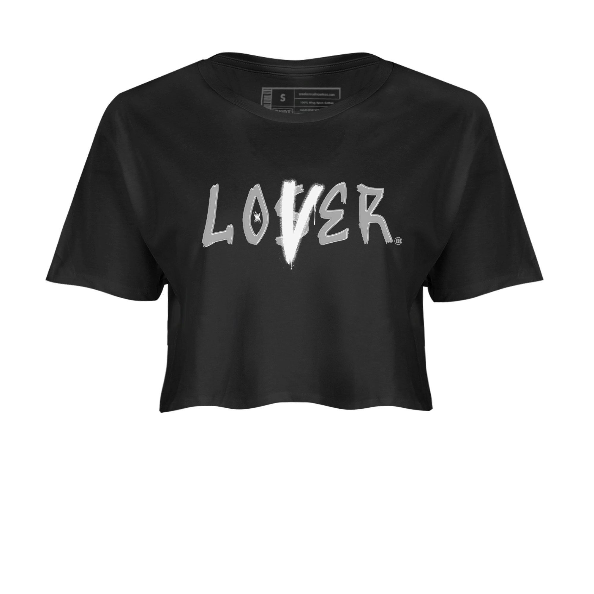 Air Jordan 4 Retro Frozen Moments shirt to match jordans Loser Lover Streetwear Sneaker Shirt AJ4 Frozen Moments Drip Gear Zone Sneaker Matching Clothing Black 2 Crop T-Shirt