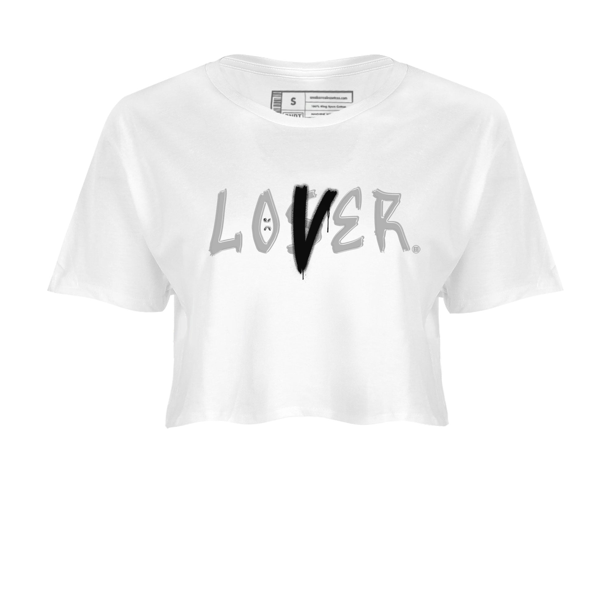 Air Jordan 4 Retro Frozen Moments shirt to match jordans Loser Lover Streetwear Sneaker Shirt AJ4 Frozen Moments Drip Gear Zone Sneaker Matching Clothing White 2 Crop T-Shirt