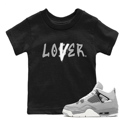 Air Jordan 4 Retro Frozen Moments shirt to match jordans Loser Lover Streetwear Sneaker Shirt AJ4 Frozen Moments Drip Gear Zone Sneaker Matching Clothing Baby Toddler Black 1 T-Shirt