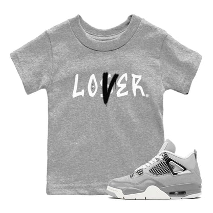 Air Jordan 4 Retro Frozen Moments shirt to match jordans Loser Lover Streetwear Sneaker Shirt AJ4 Frozen Moments Drip Gear Zone Sneaker Matching Clothing Baby Toddler Heather Grey 1 T-Shirt