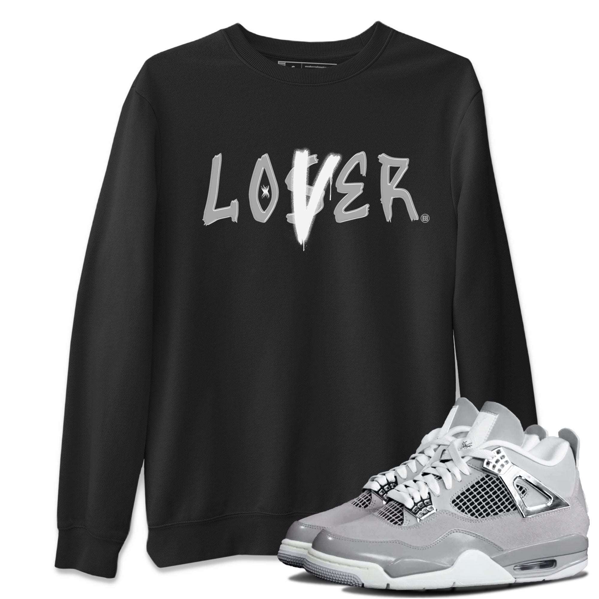 Air Jordan 4 Retro Frozen Moments shirt to match jordans Loser Lover Streetwear Sneaker Shirt AJ4 Frozen Moments Drip Gear Zone Sneaker Matching Clothing Unisex Black 1 T-Shirt