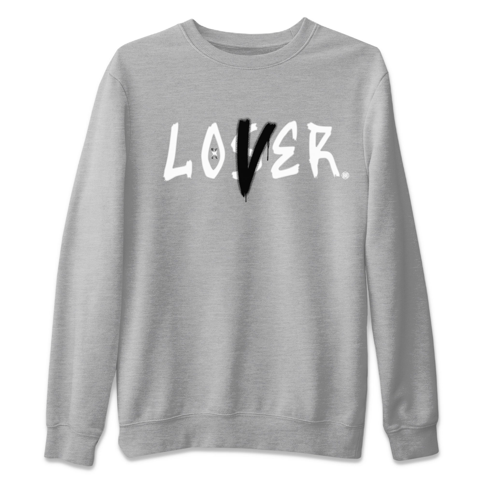 Air Jordan 4 Retro Frozen Moments shirt to match jordans Loser Lover Streetwear Sneaker Shirt AJ4 Frozen Moments Drip Gear Zone Sneaker Matching Clothing Unisex Heather Grey 2 T-Shirt