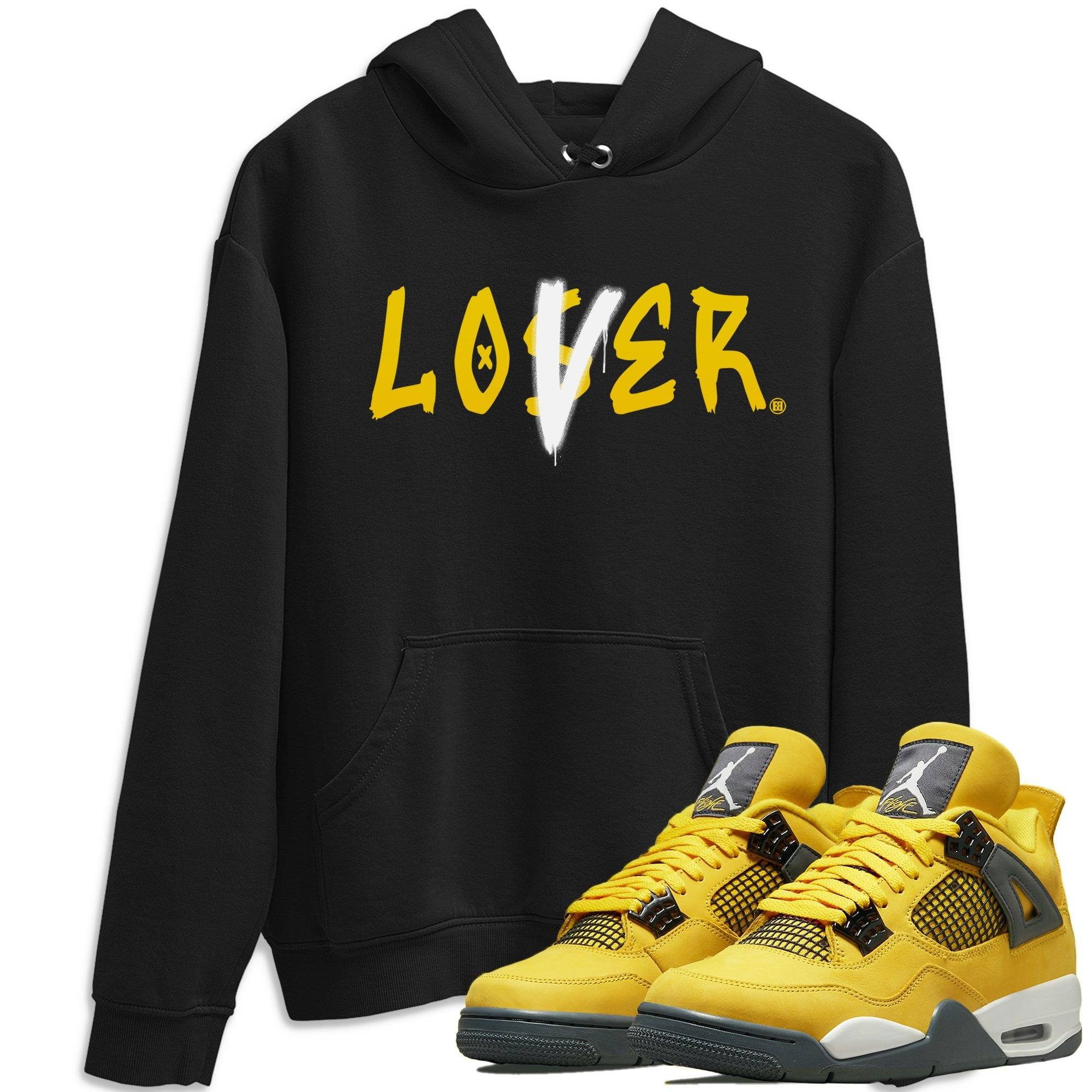 Jordan 4 Lightning Shirt To Match Jordans Loser Lover Sneaker Tees Jordan 4 Lightning Drip Gear Zone Sneaker Matching Clothing Unisex Shirts